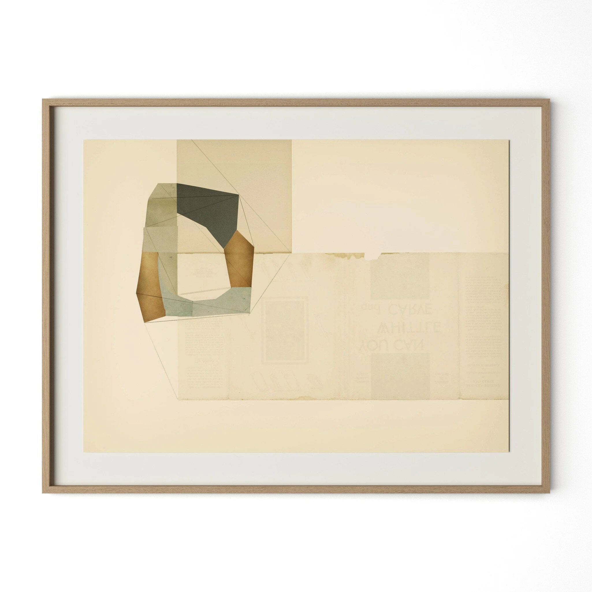 Places Of Connection by Amy Berlin - Vertical Grain 2.5 White Oak | 37" x 48" - Image 1