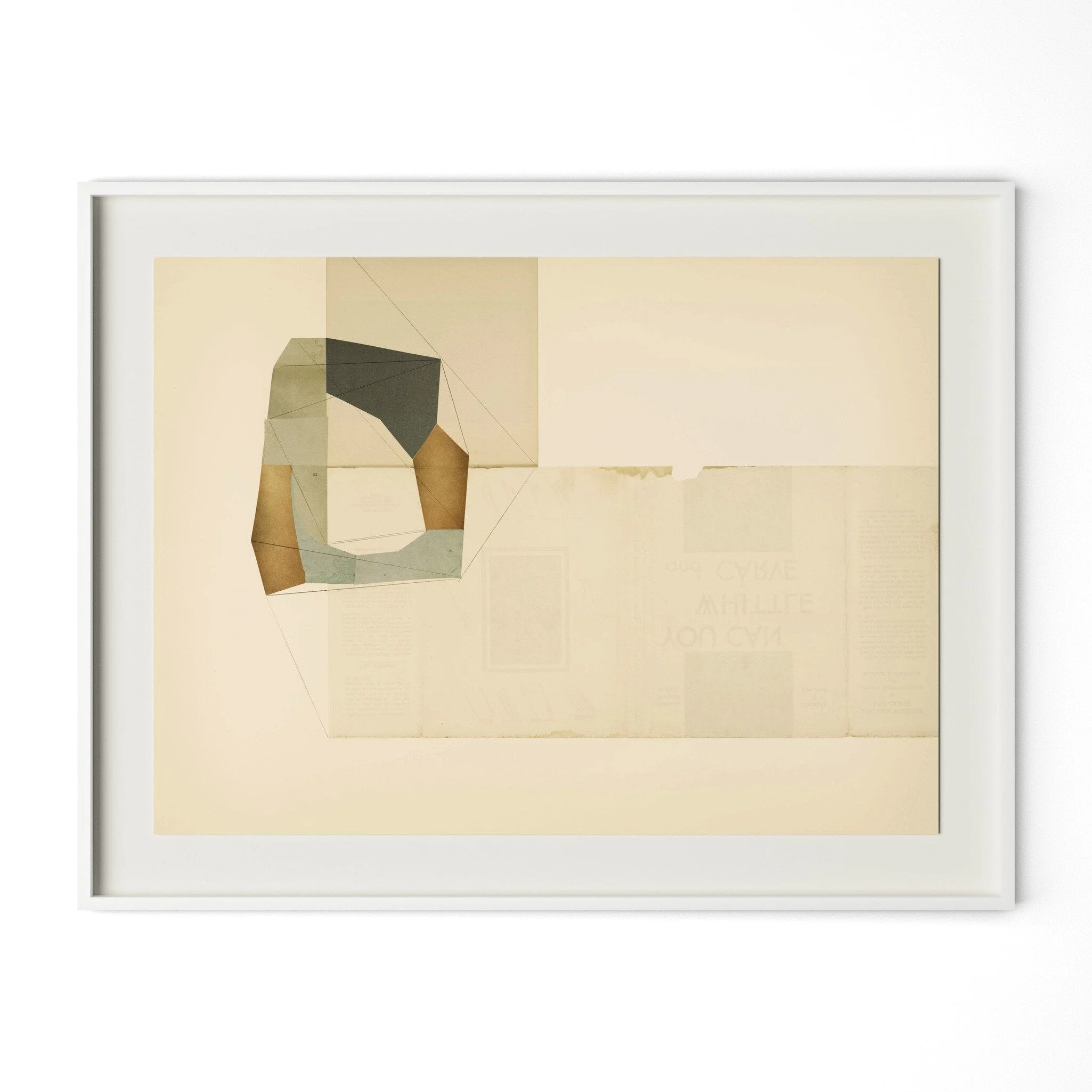 Places Of Connection by Amy Berlin - White 2.5 Maple | 37" x 48" - Image 1