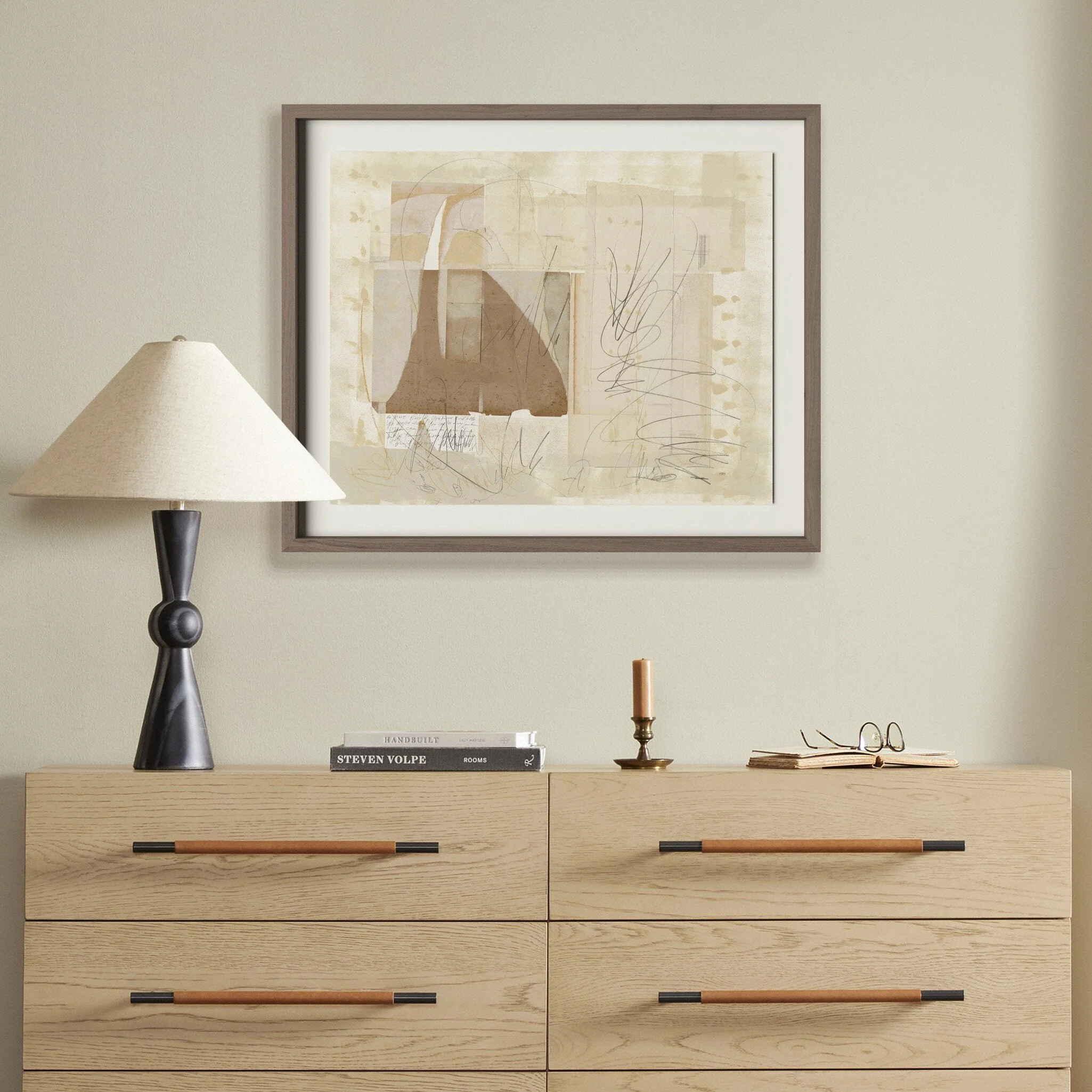 Squares III by Amy Berlin - Rustic 1.5 Walnut - Image 3
