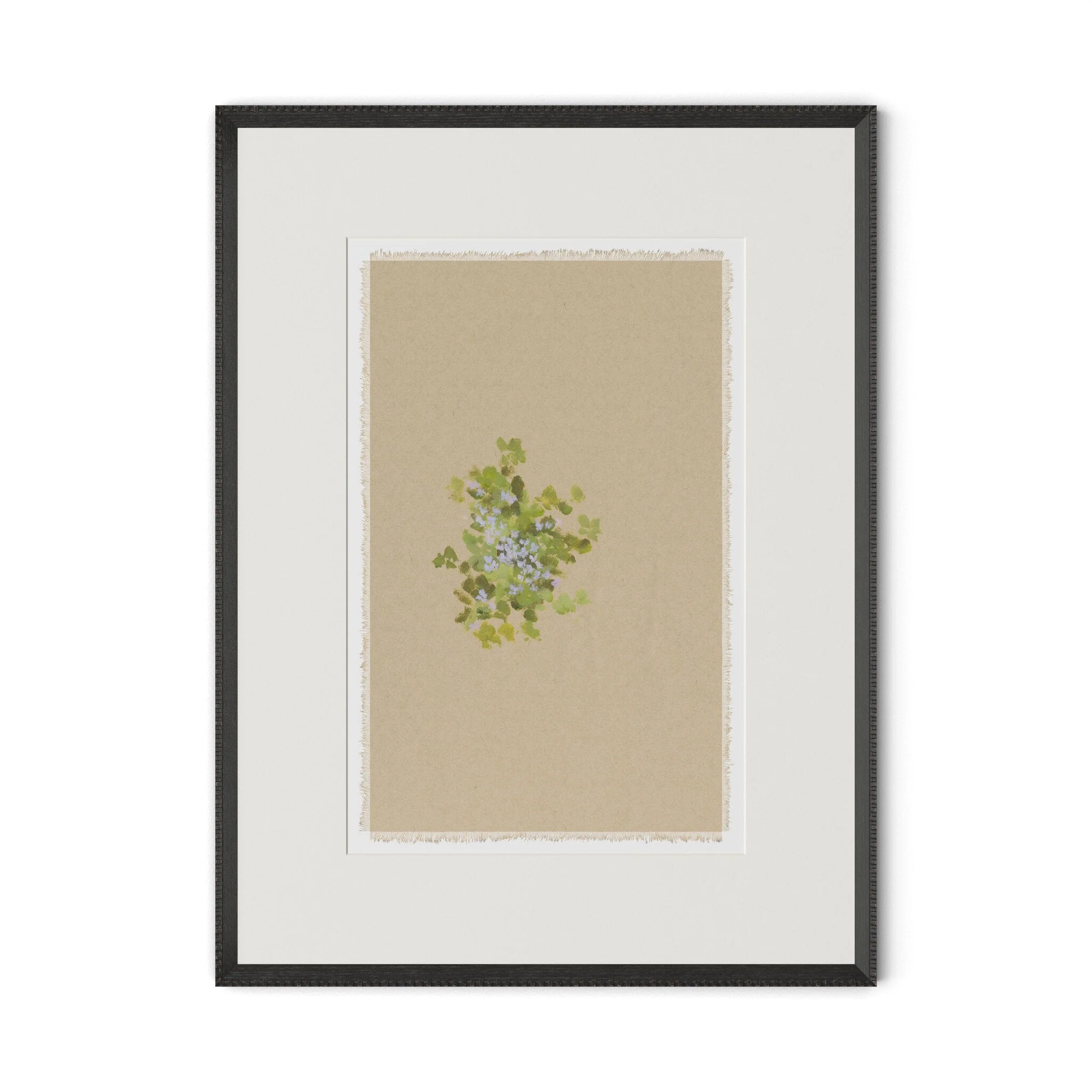 Botanical V by Brittany Smith - 1.0 Brimfield Black | 18" x 24" - Image 1