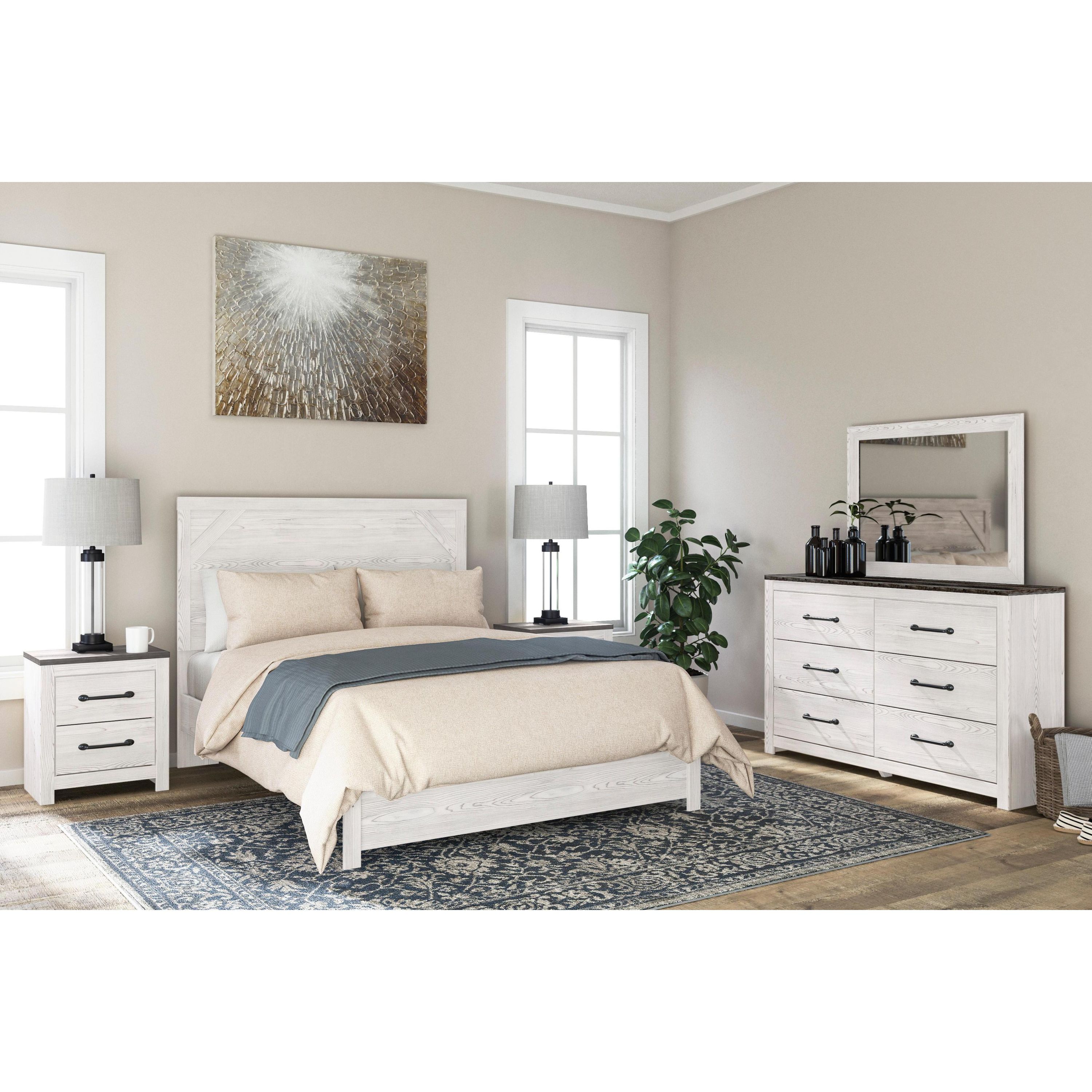 Signature Design by Ashley Gerridan B1190B11 6 pc Queen Panel Bedroom Set - Image 1