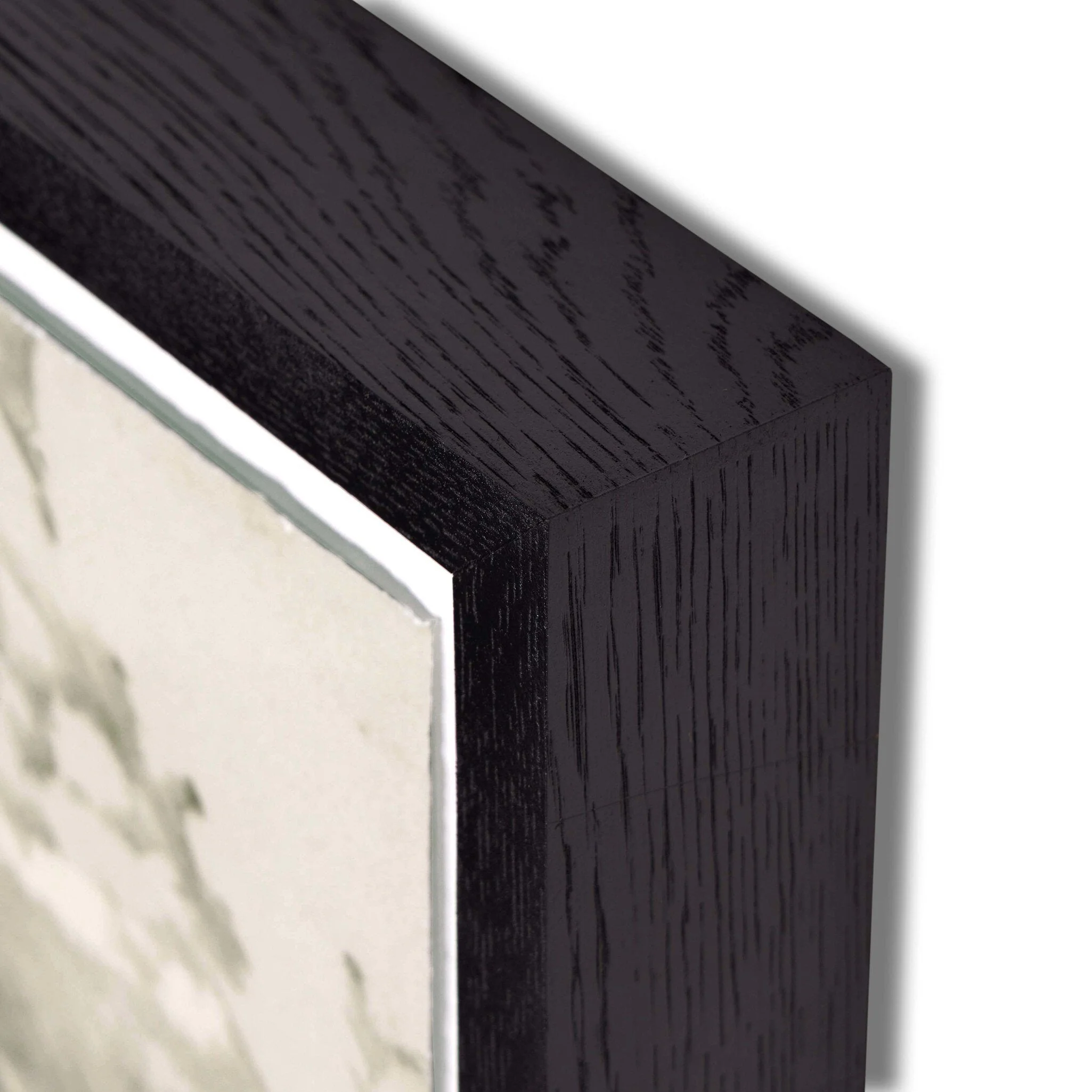 Paisaje Flotante XVIII by Adrian White - Black Vertical Grain 2.5 White Oak | 60" x 40" - Image 3
