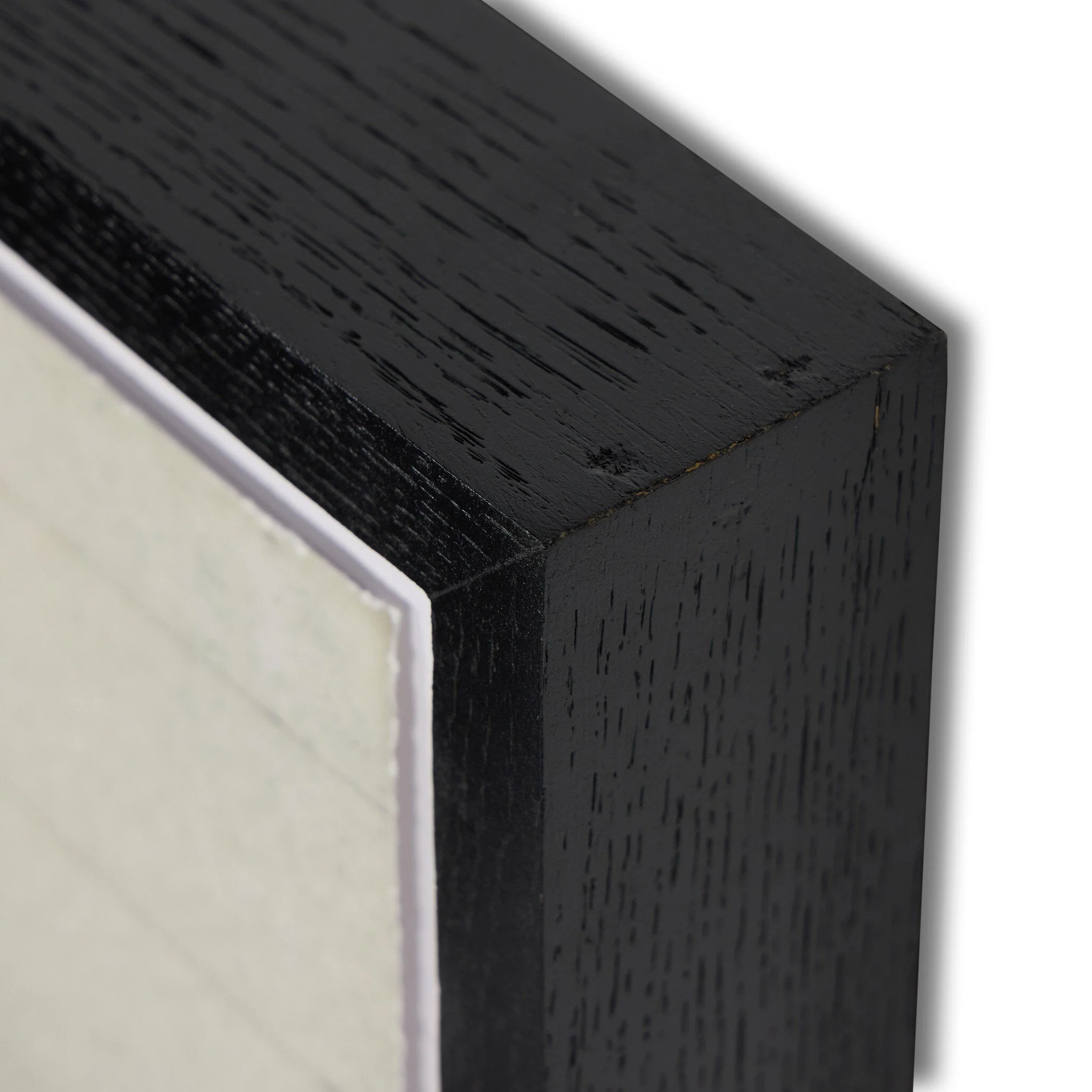 Paisaje Flotante XIII by Adrian White - Black Vertical Grain 2.5 White Oak | 40" x 30" - Image 3