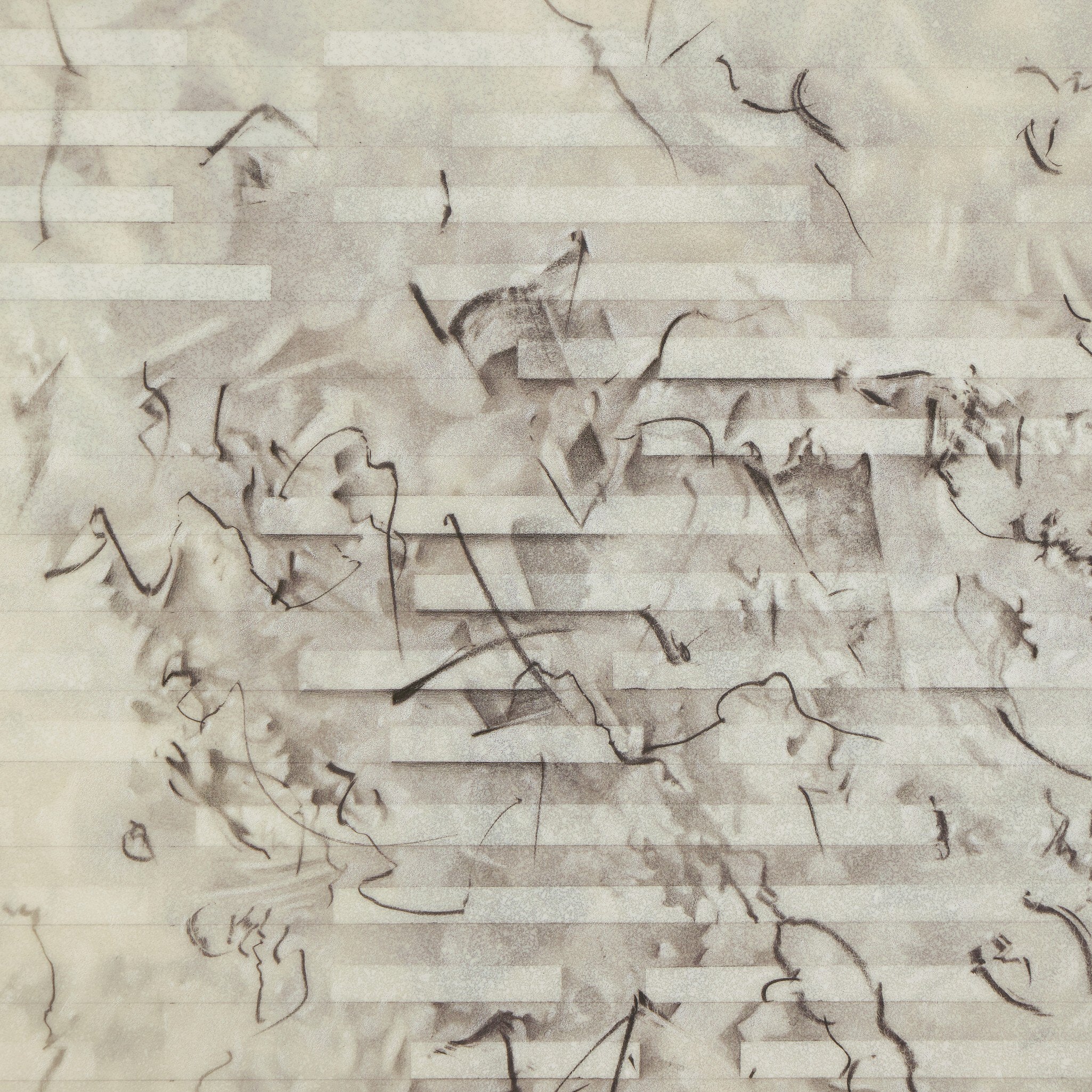 Paisaje Flotante XIII by Adrian White - Black Vertical Grain 2.5 White Oak | 60" x 47" - Image 3
