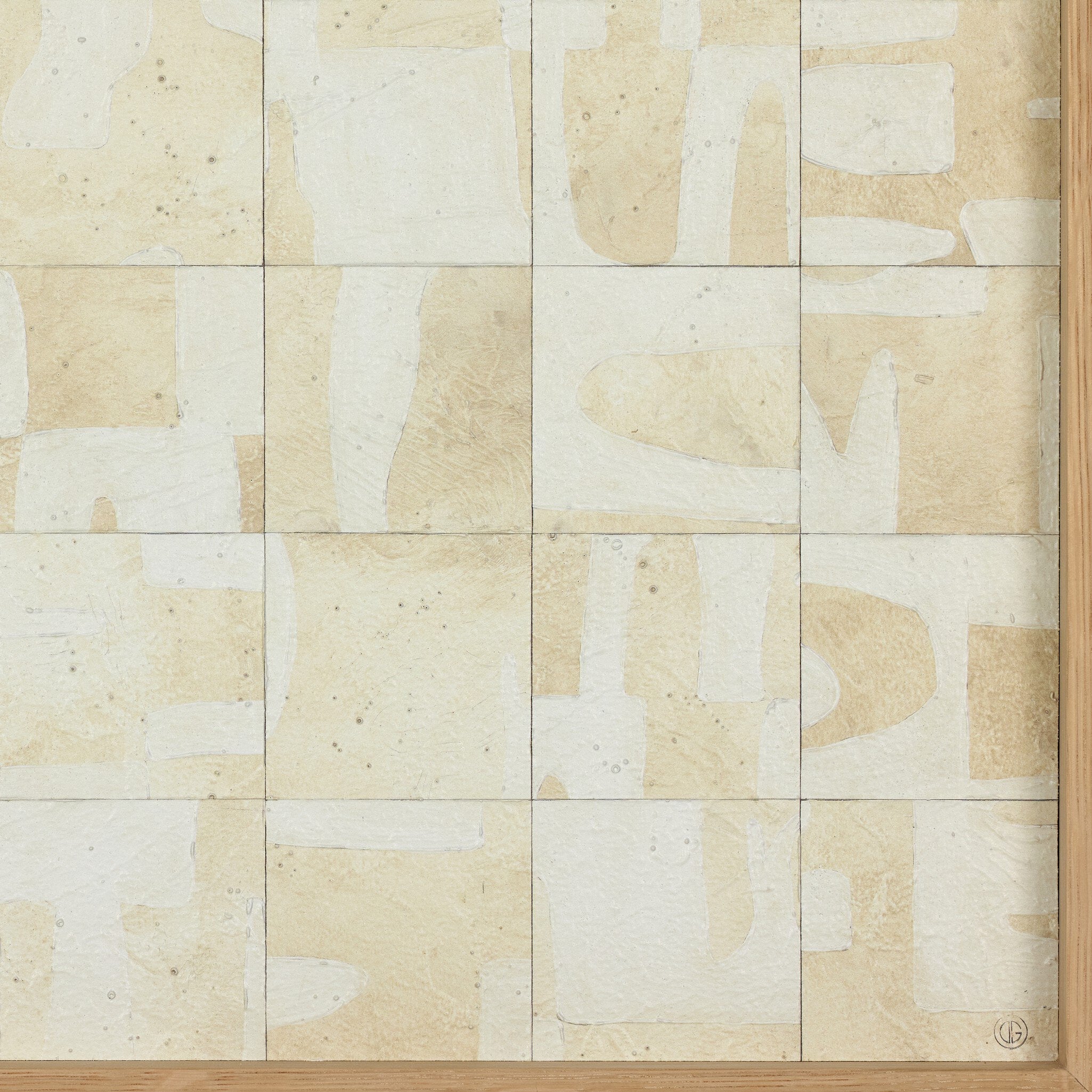 Ancestral II by Douglas Galloway - Vertical Grain White Oak Floater | 18" x 18" - Image 3