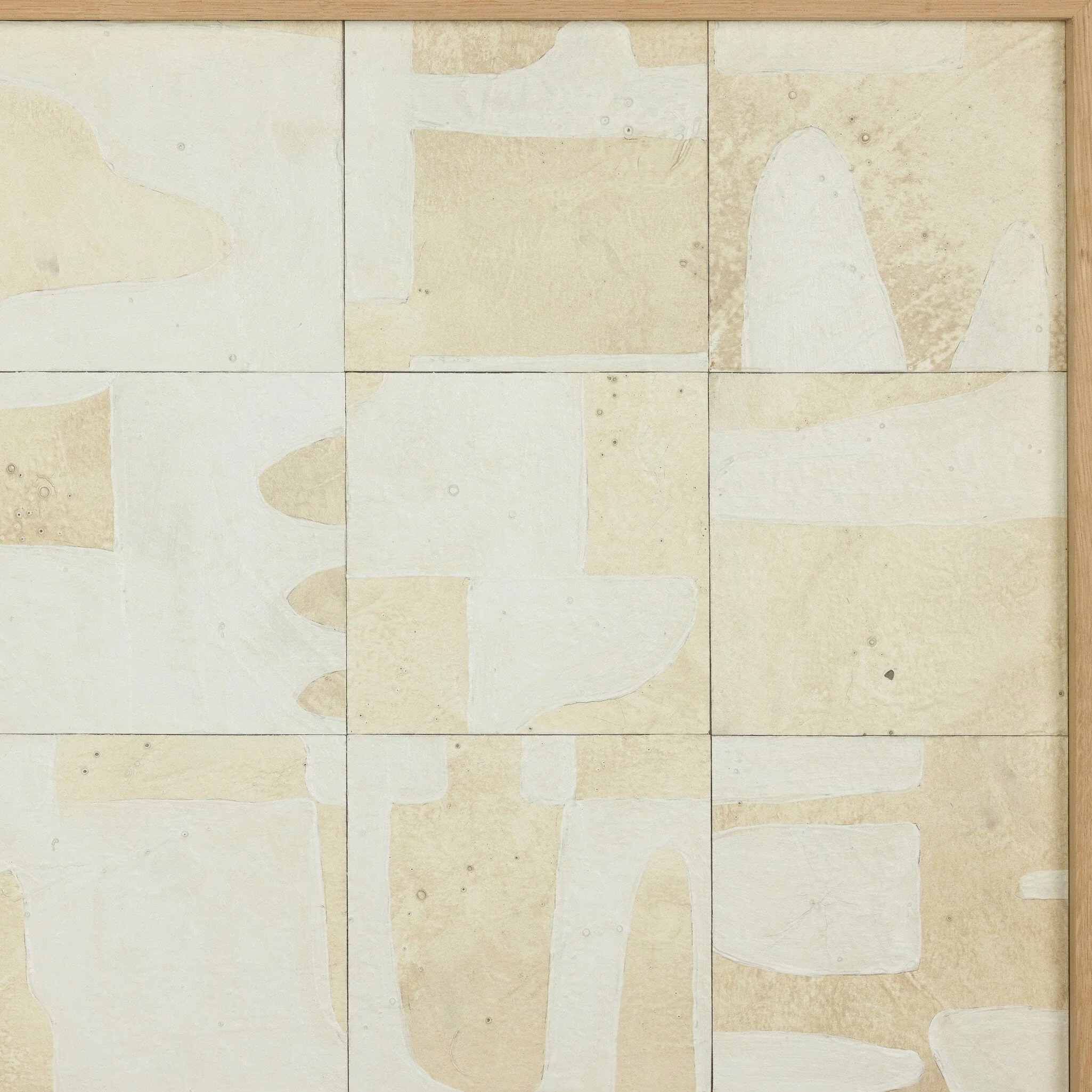 Ancestral II by Douglas Galloway - Vertical Grain White Oak Floater | 40" x 40" - Image 3