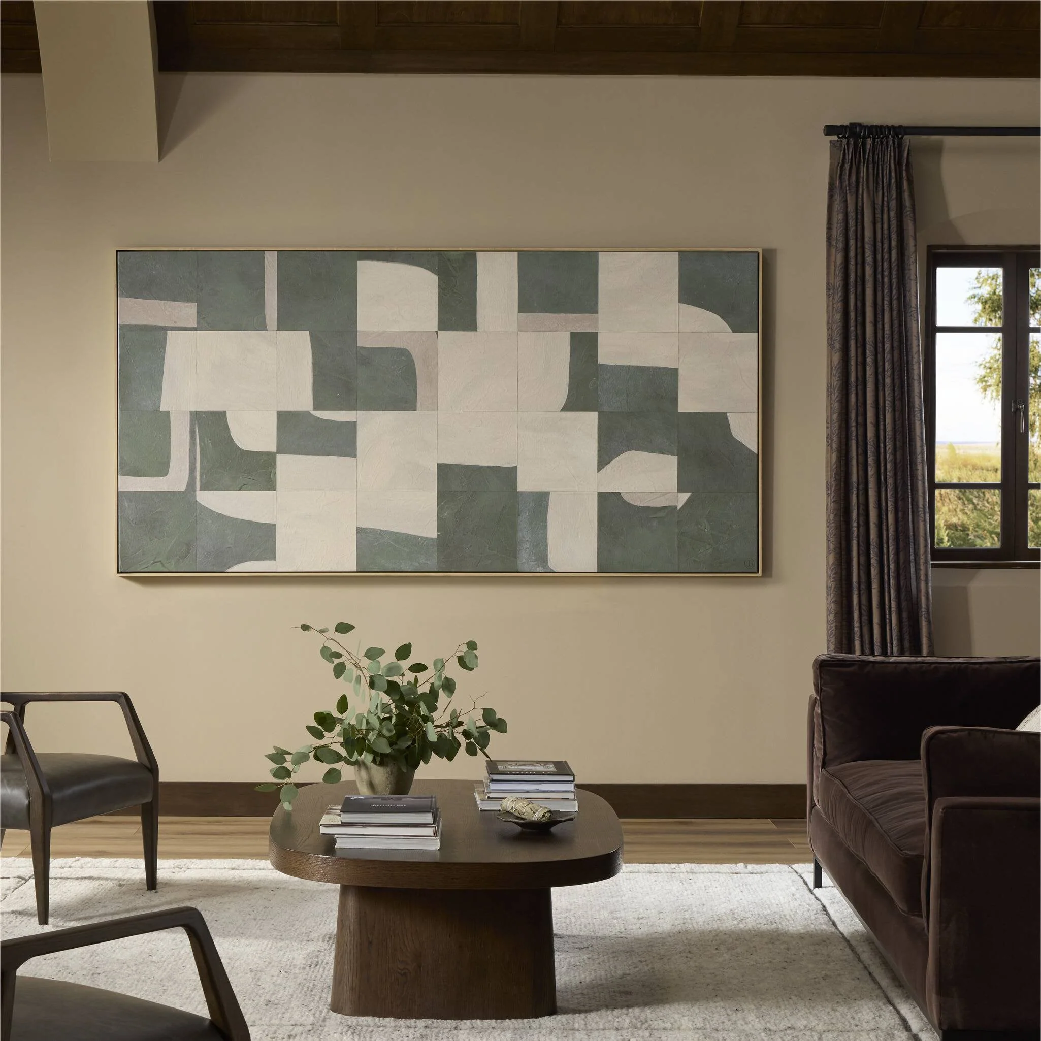 Remembering Pablo by Douglas Galloway - Vertical Grain White Oak Floater | 94.5" x 48" - Image 2