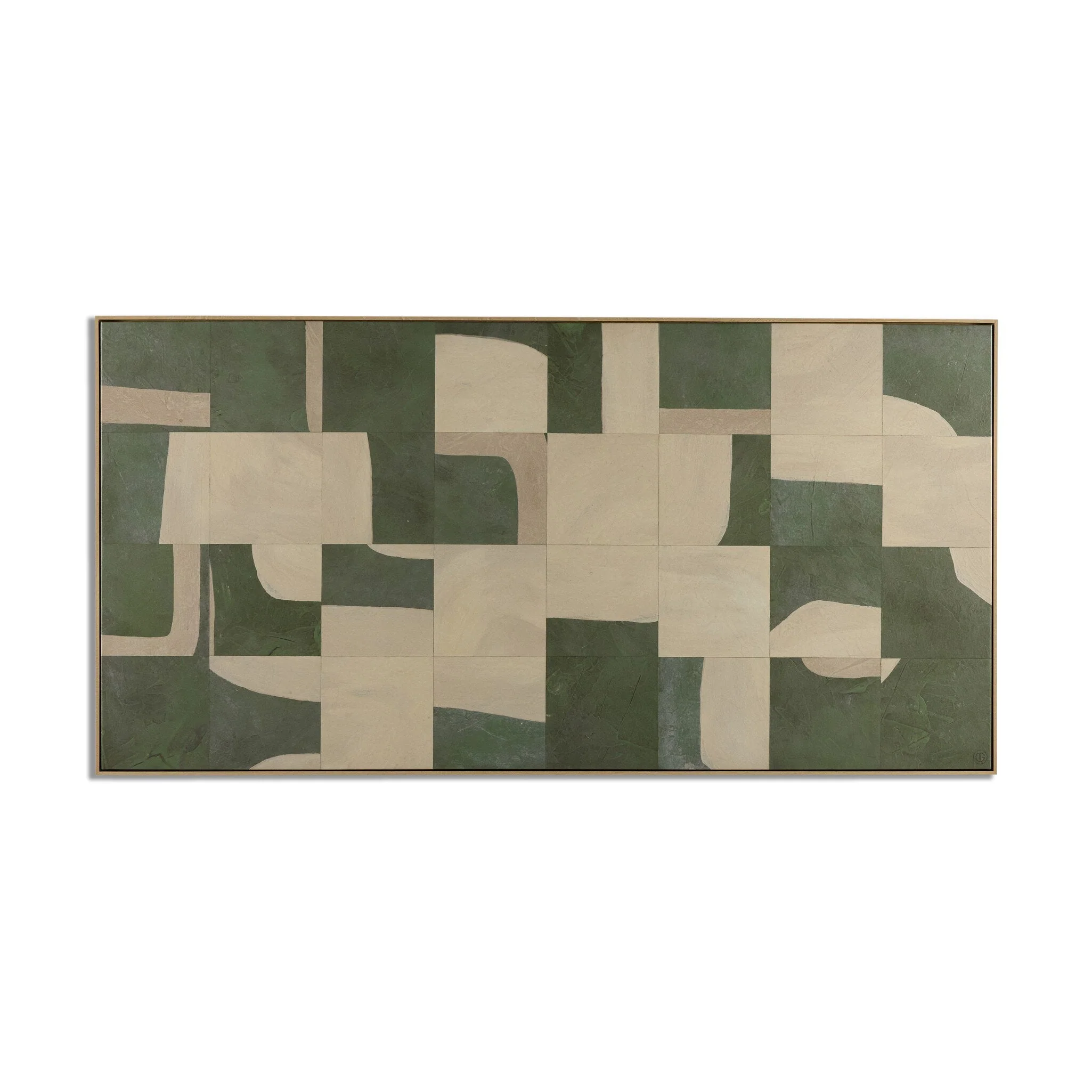 Remembering Pablo by Douglas Galloway - Vertical Grain White Oak Floater | 72" x 37" - Image 1