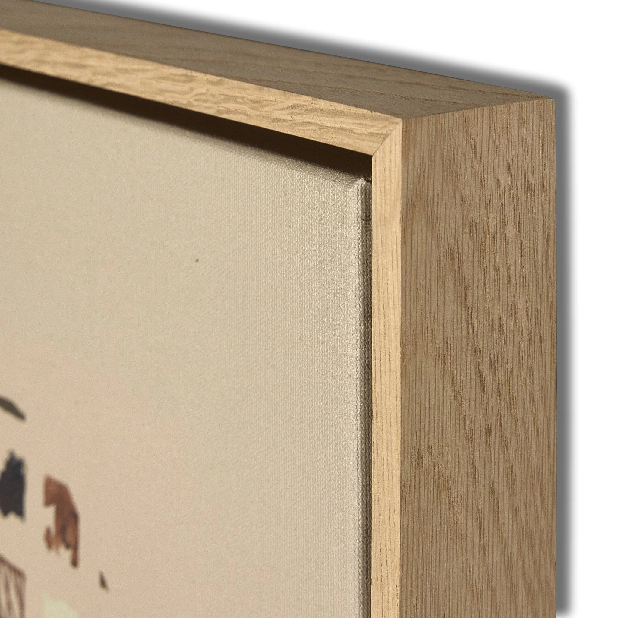 Threshold: Inhabiting My Headspace by LiminalME - Vertical Grain White Oak Floater | 45.5" x 60" - Image 3