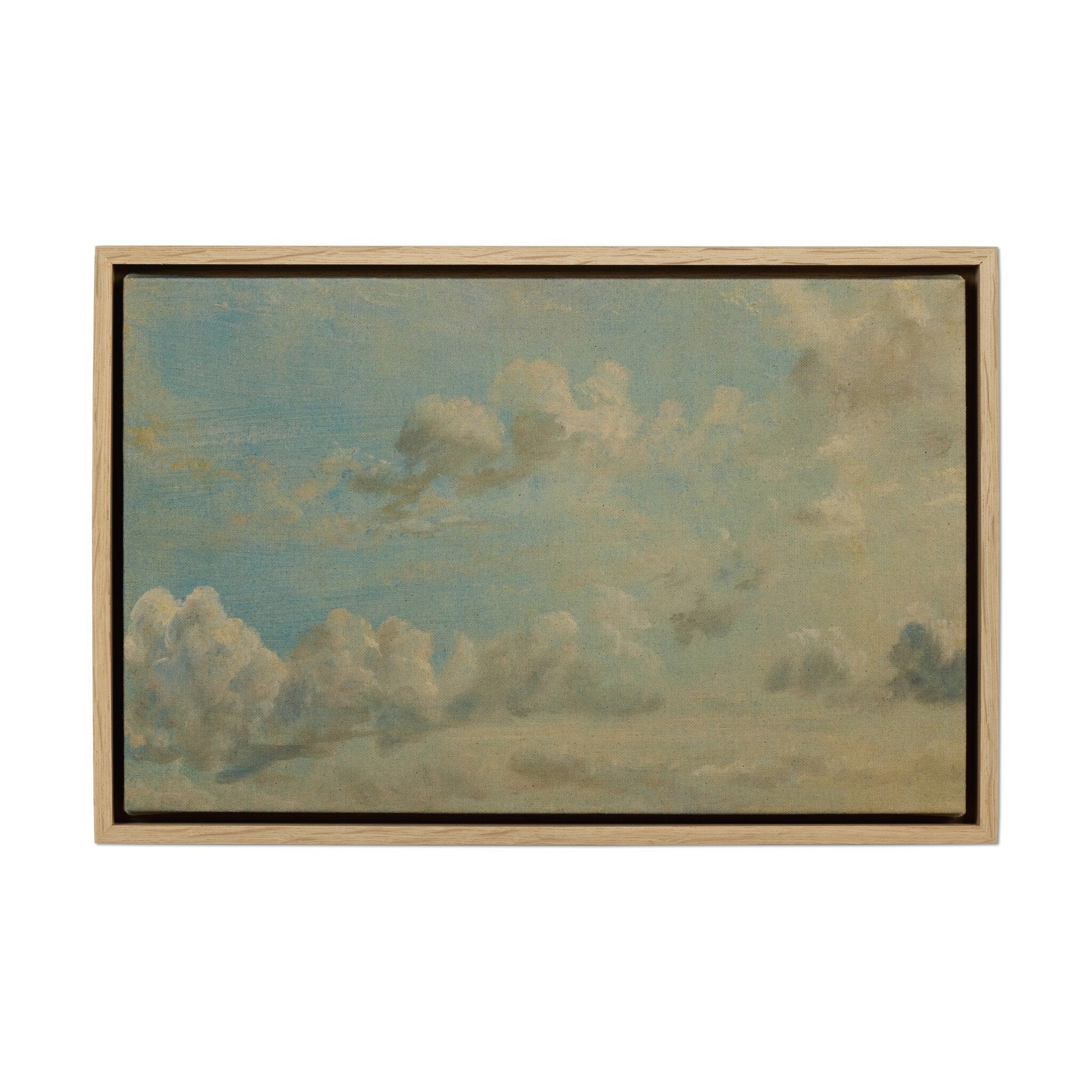 Study Of Cumulus Clouds, 1822 by John Constable - Vertical Grain White Oak Floater - Image 1