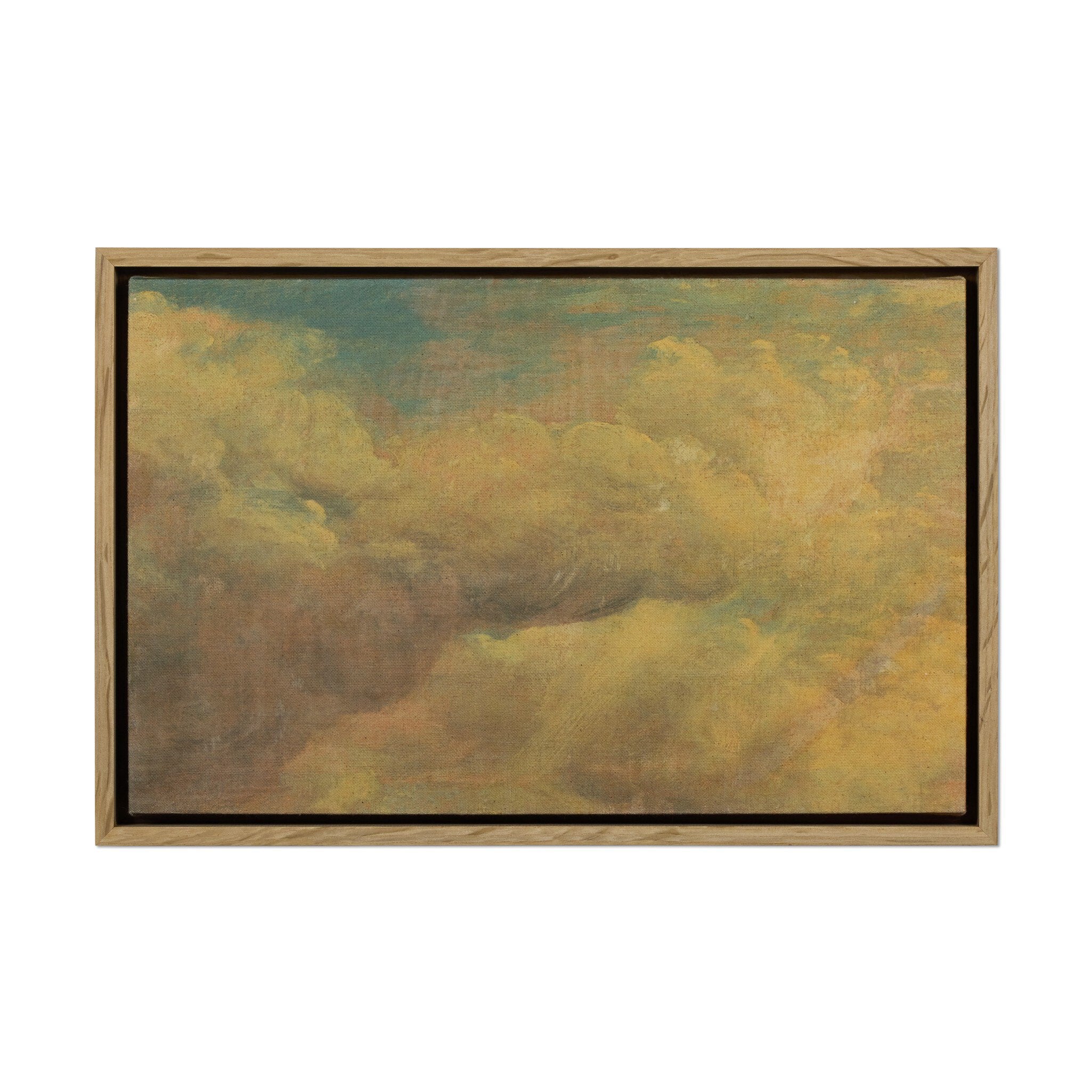 Cloud Study, 1821 by John Constable - Vertical Grain White Oak Floater - Image 1