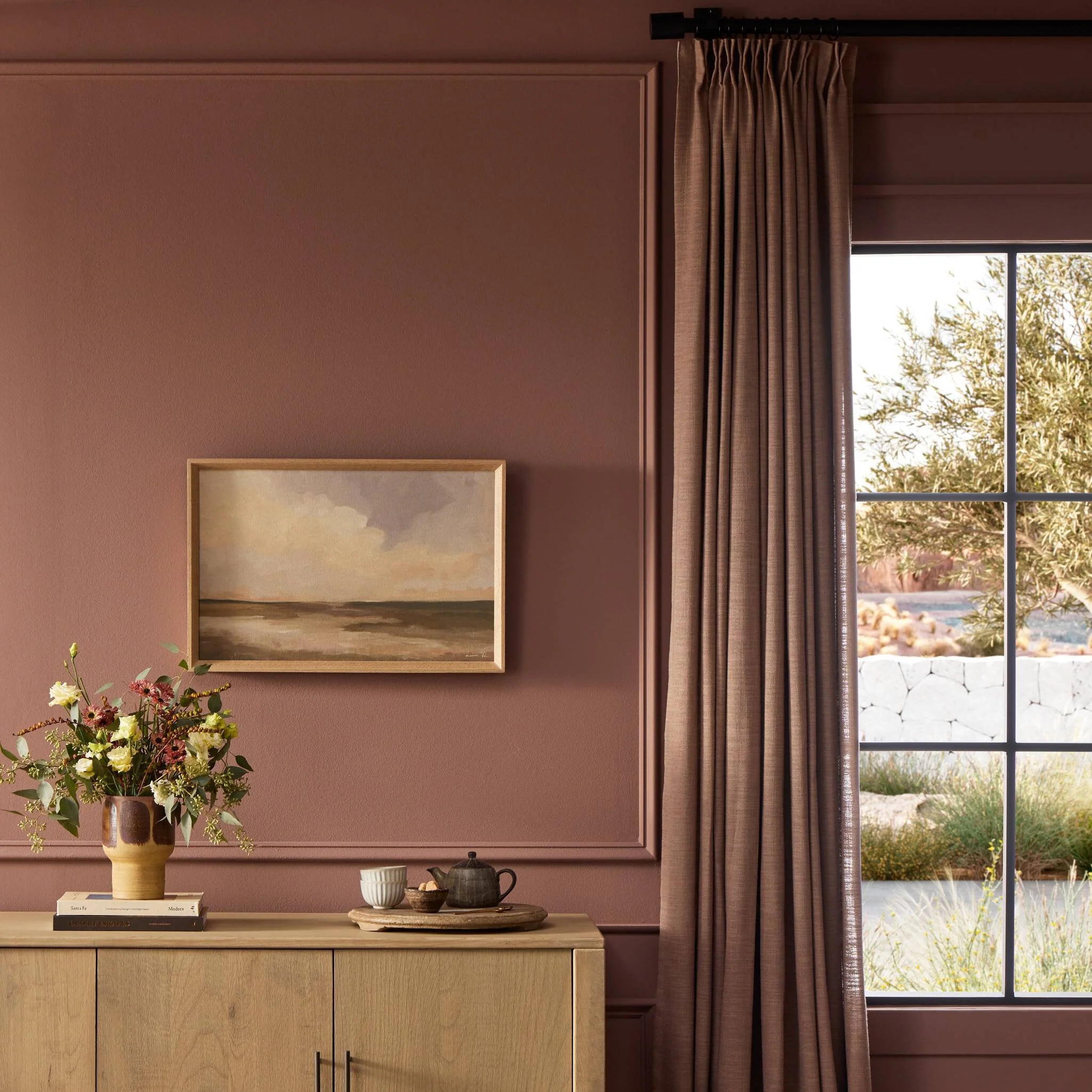 Early Light by Lauren Fuhr - RoofTop 1.5 Vertical Grain White Oak | 24" x 16" - Image 2