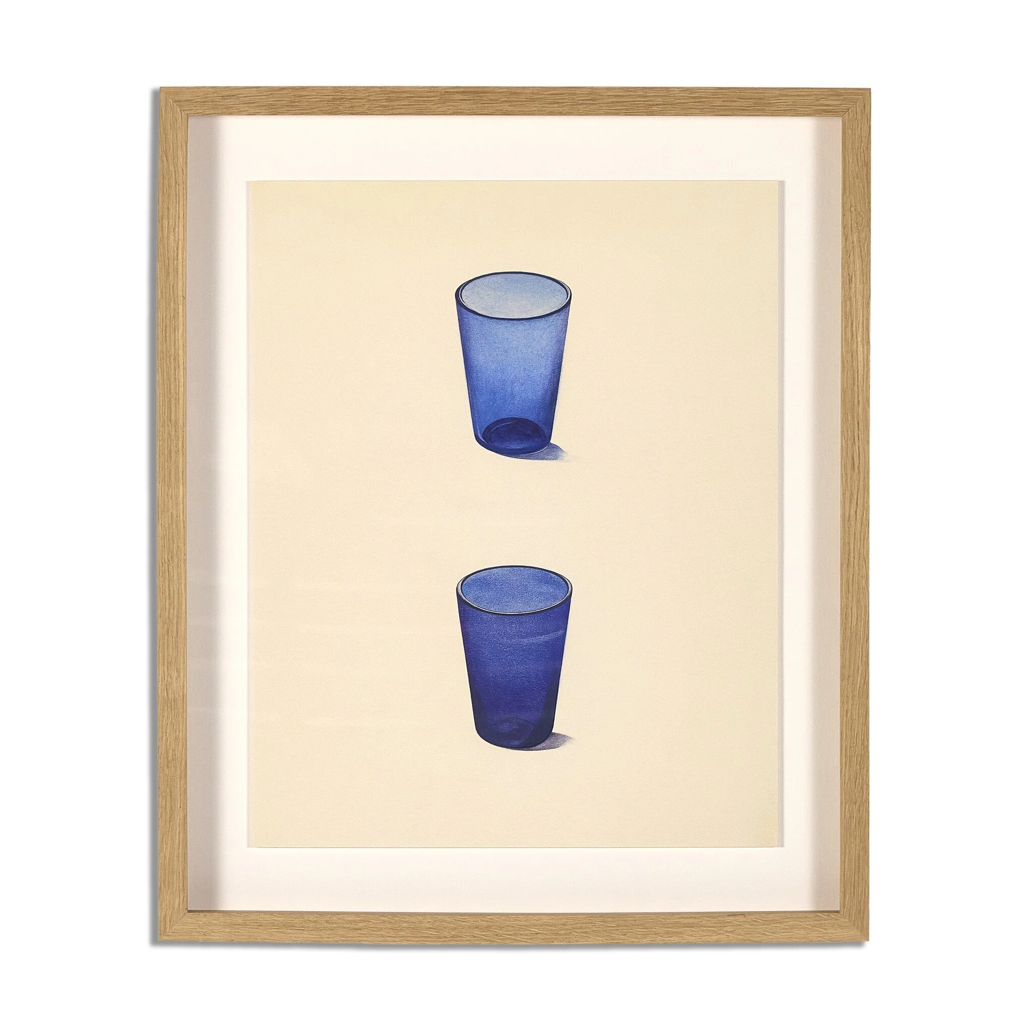 Whiskey Glasses by Edward White - Vertical Grain 1.5 White Oak | 18" x 15.5" - Image 1