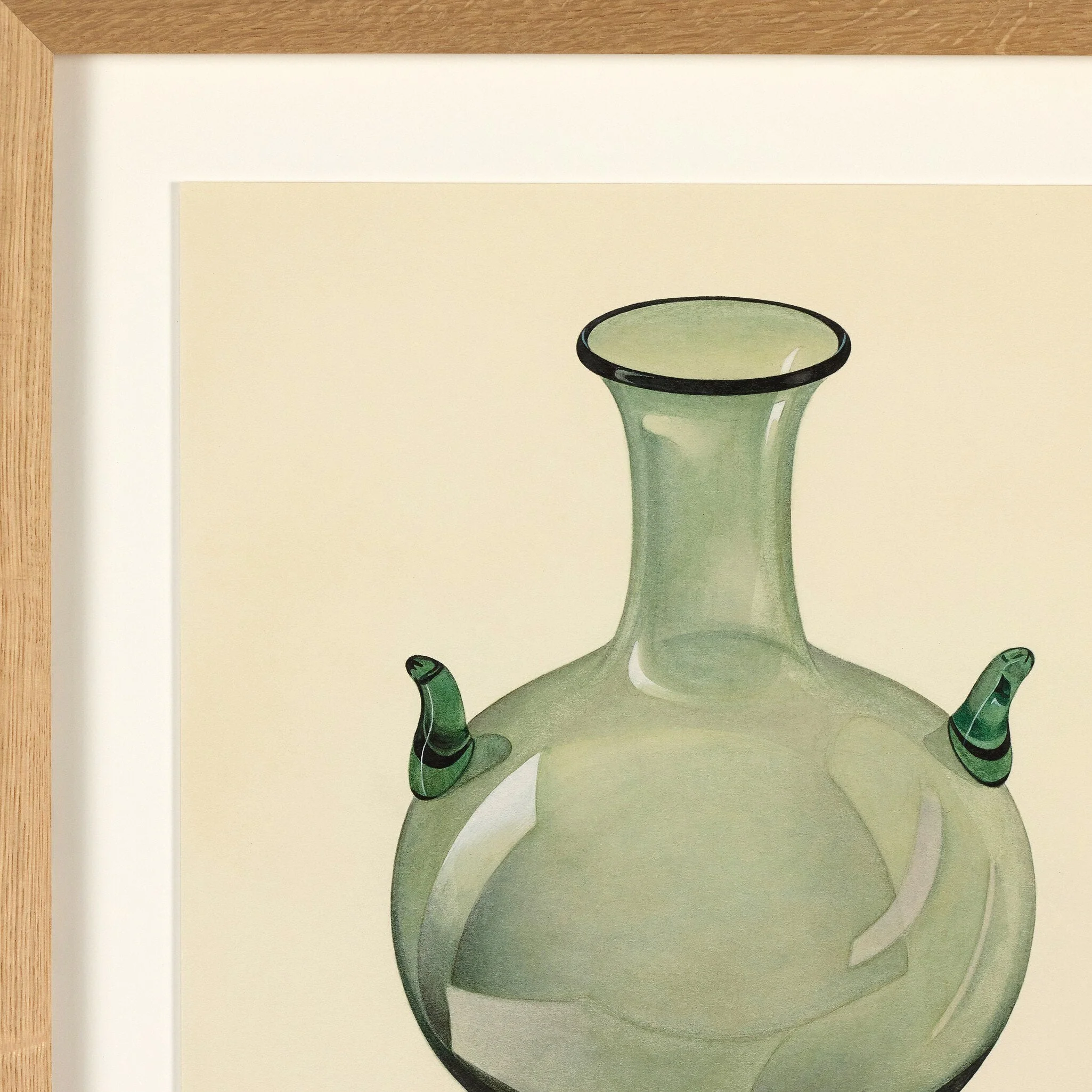 Green Vase by Edward White - Vertical Grain 1.5 White Oak | 18" x 15.5" - Image 2
