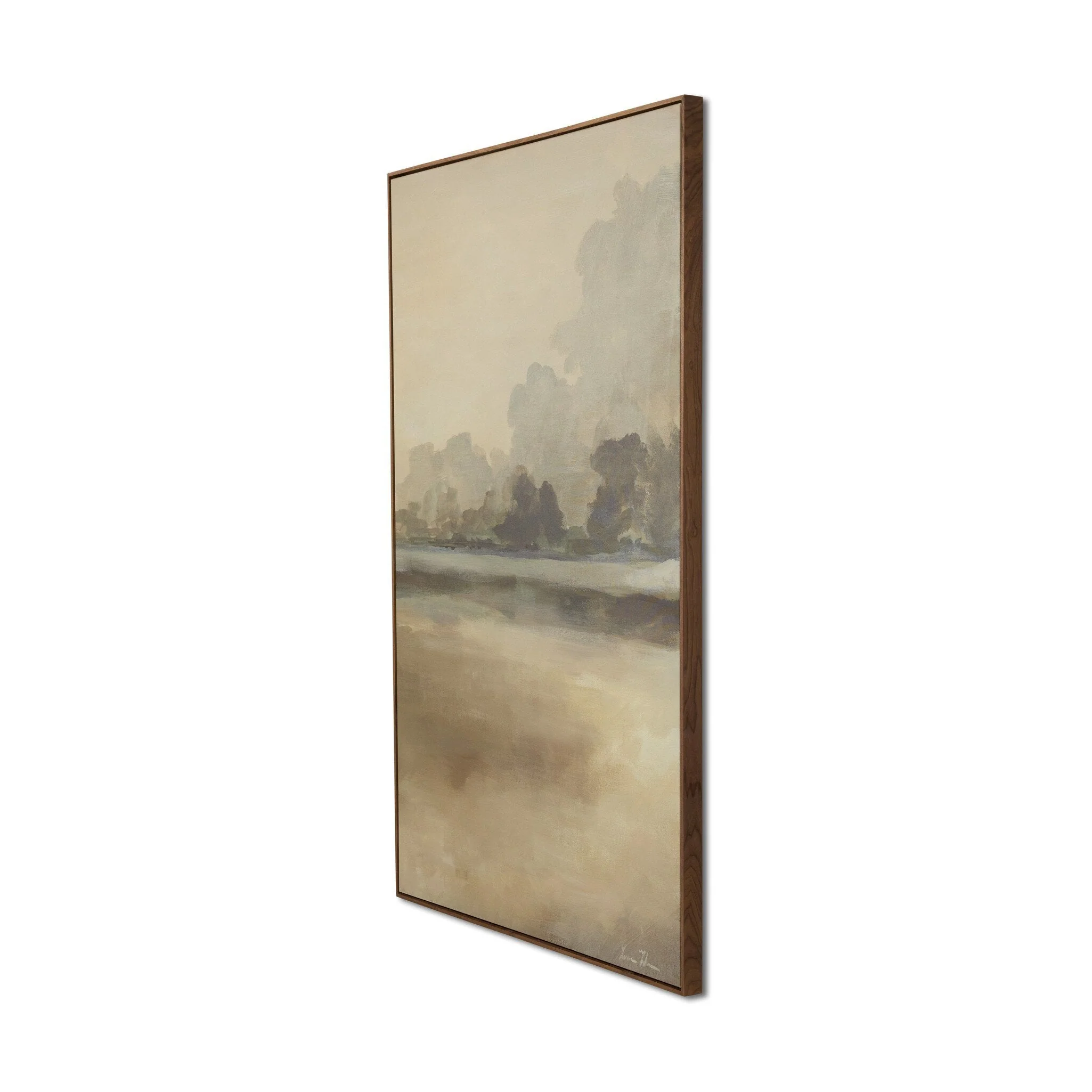 Reflections Diptych by Lauren Fuhr - Walnut Floater | 80" x 60" - Image 2