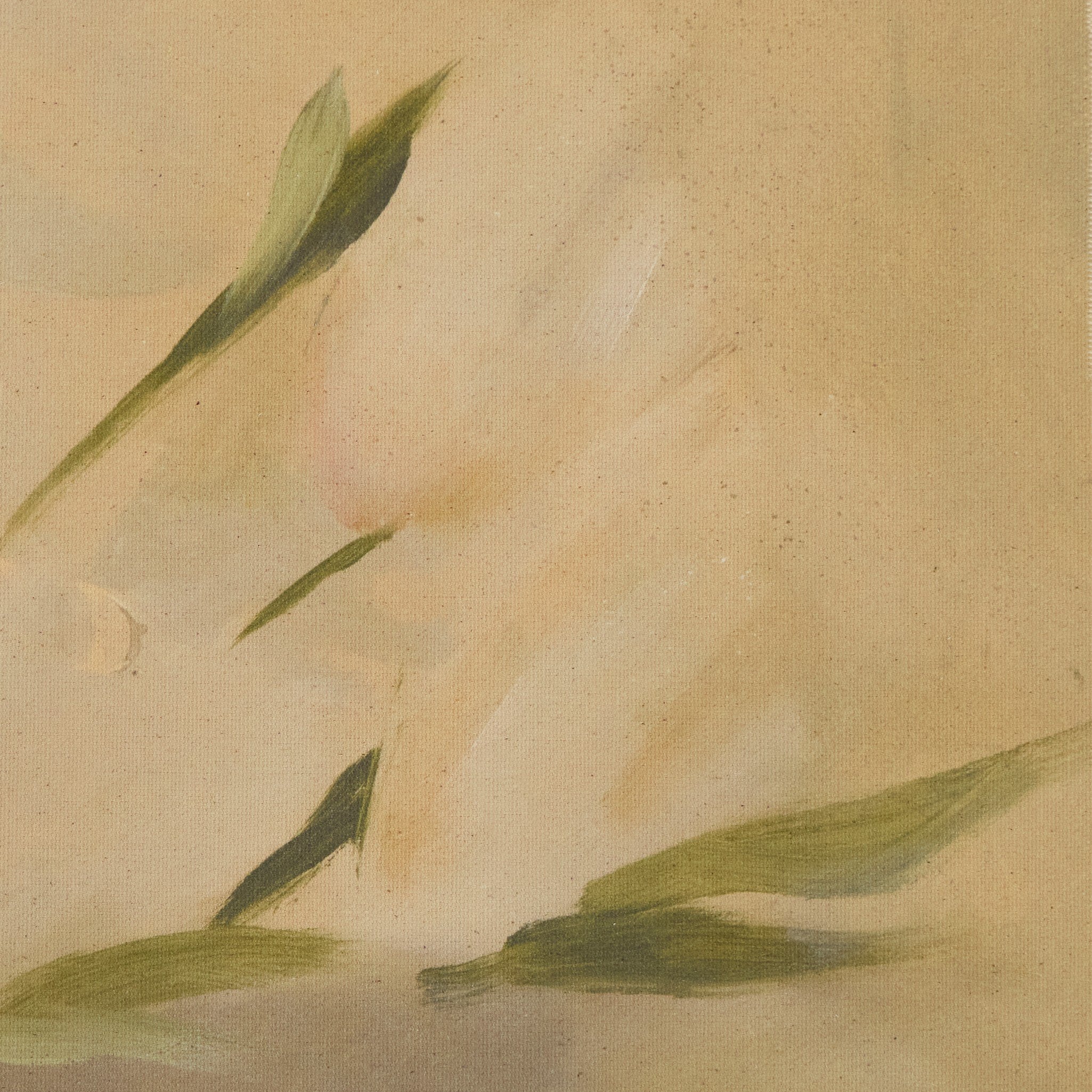 Bowl Of Tulips Diptych by Jess Engle - RoofTop 1.5 Vertical Grain White Oak | 36" x 24" - Image 2