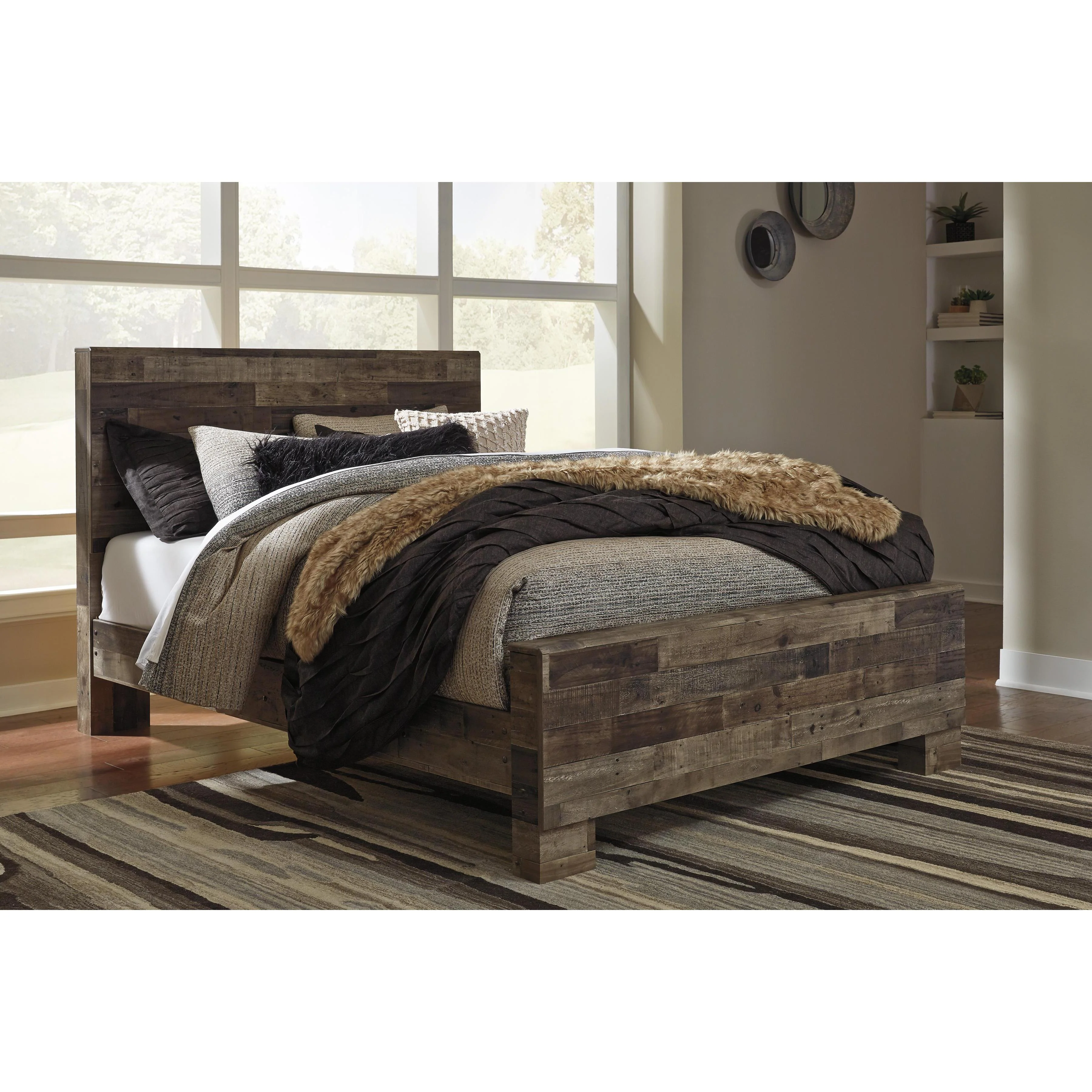 Benchcraft Derekson B200 5 pc Queen Panel Bedroom Set - Image 2