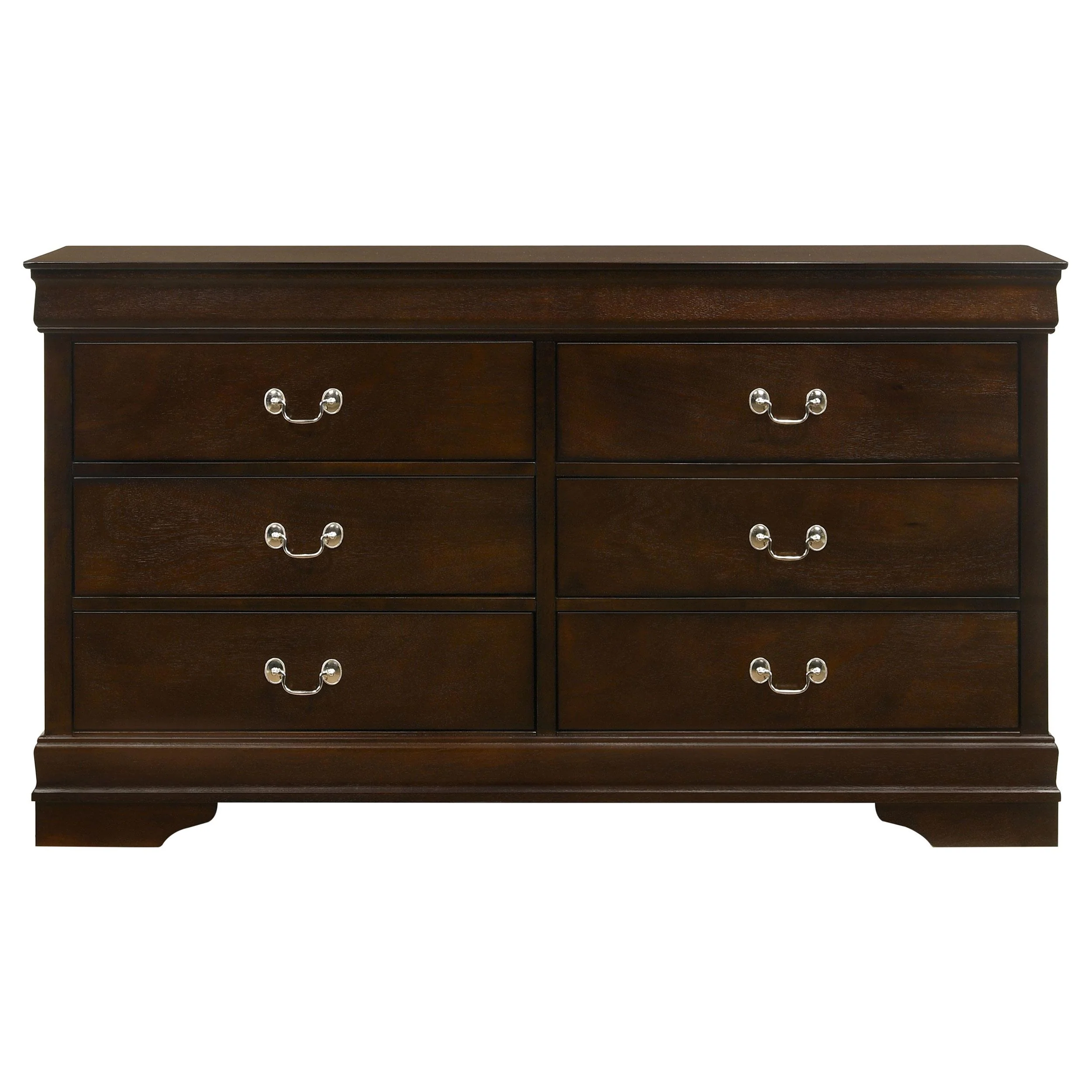 Coaster Furniture Louis Philippe 202413 6-Drawer Dresser - Cappuccino - Image 2