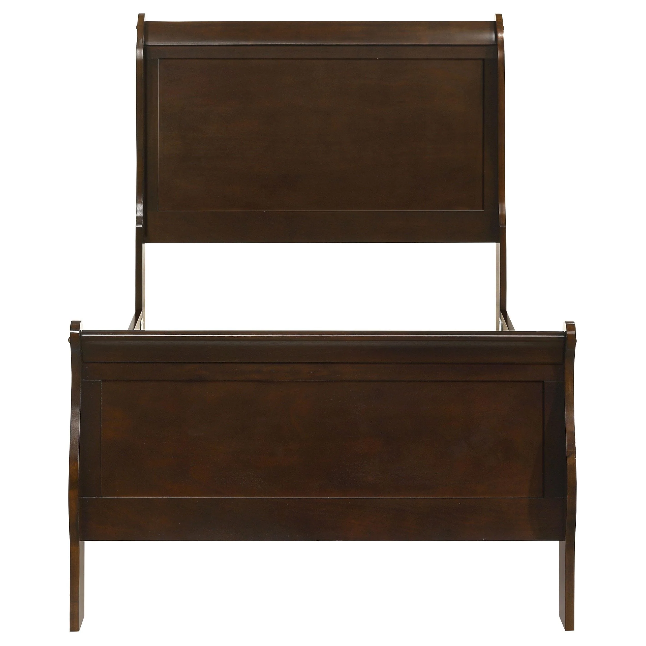 Coaster Furniture Louis Philippe 202411T Wood Twin Sleigh Bed - Cappuccino - Image 3