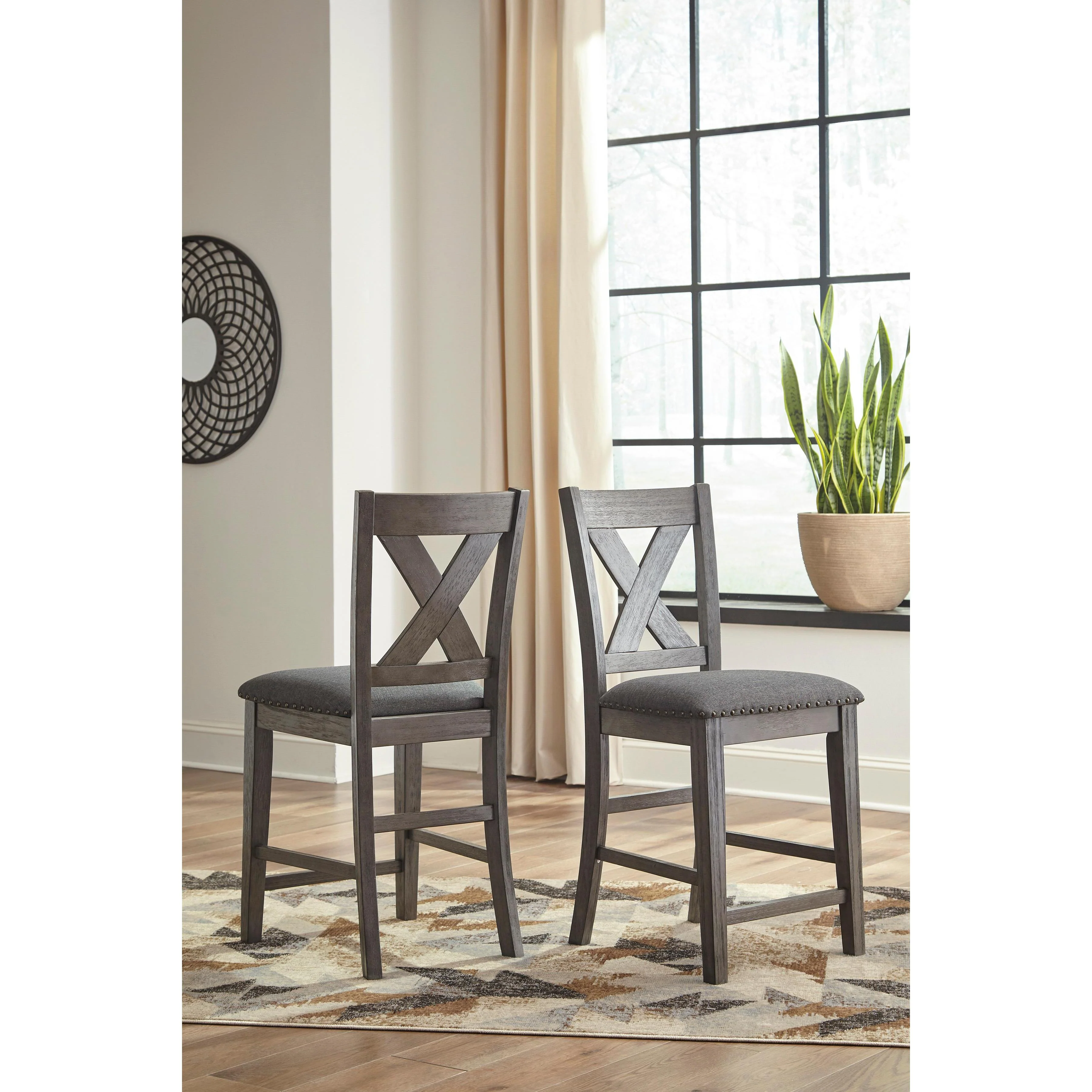 Signature Design by Ashley Caitbrook D388D1 5 pc Counter Height Dining Set - Image 3
