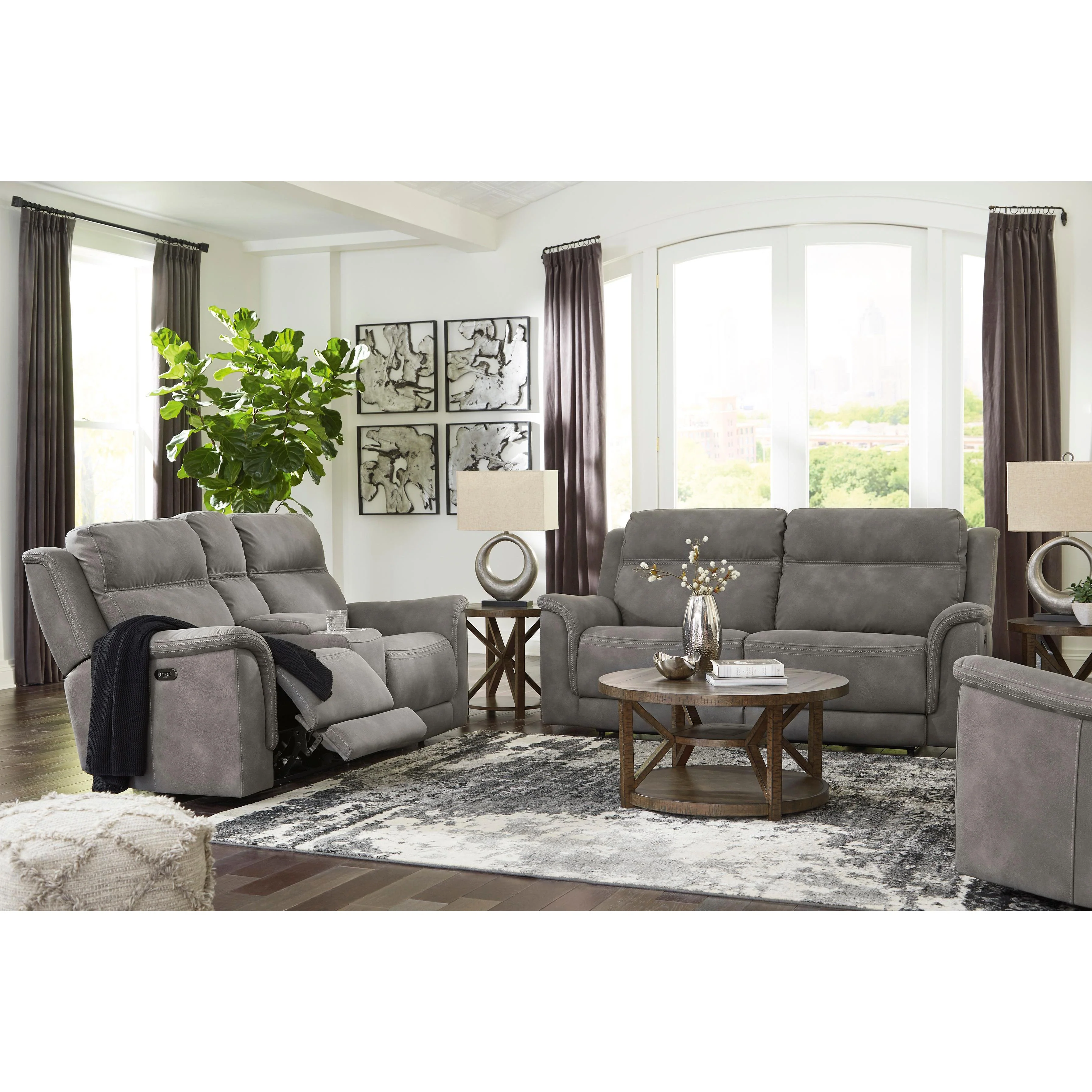 Signature Design by Ashley Next-Gen Durapella 59301U1 2 pc Power Reclining Living Room Set - Image 1