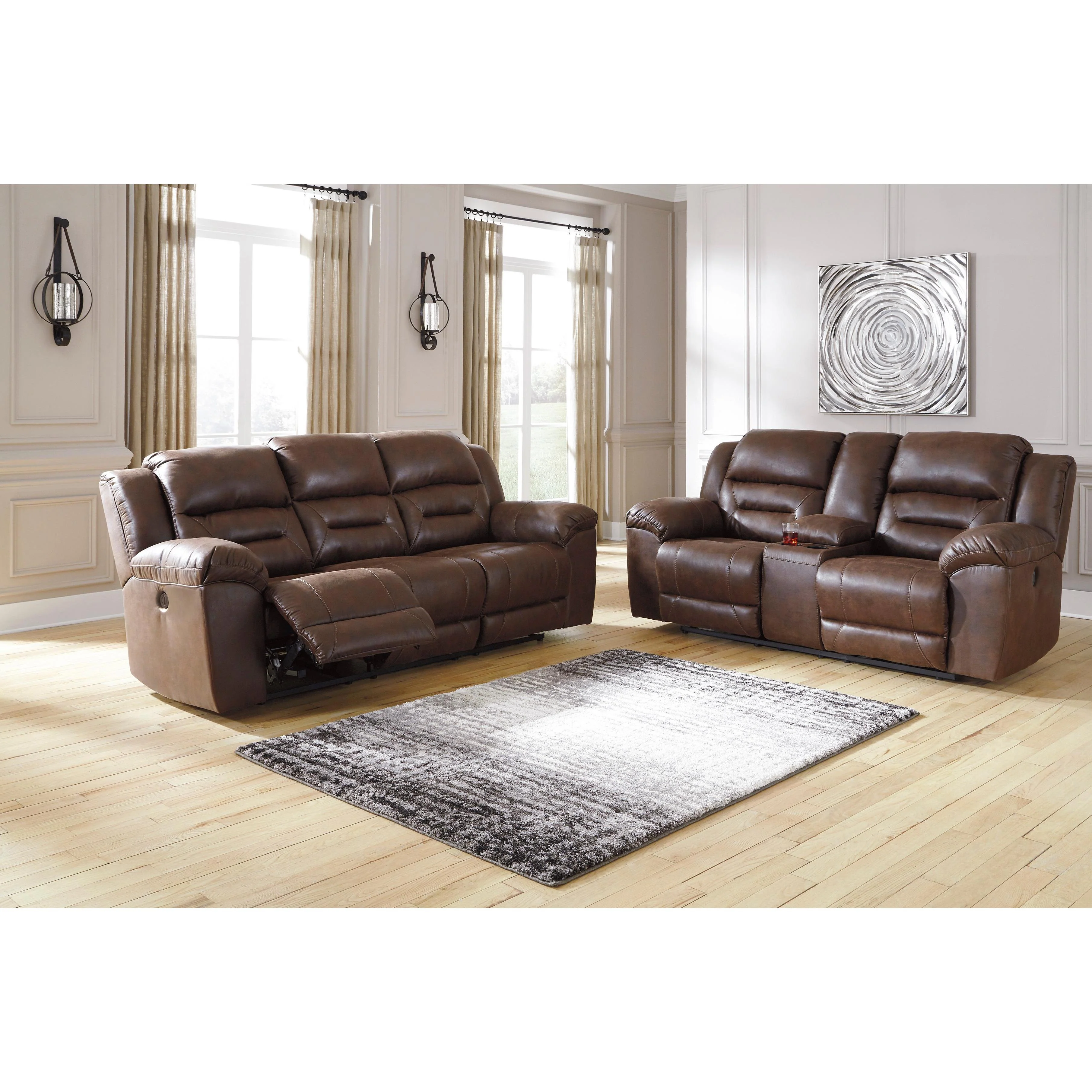 Signature Design by Ashley Stoneland 39904U2 2 pc Power Reclining Living Room Set - Image 1