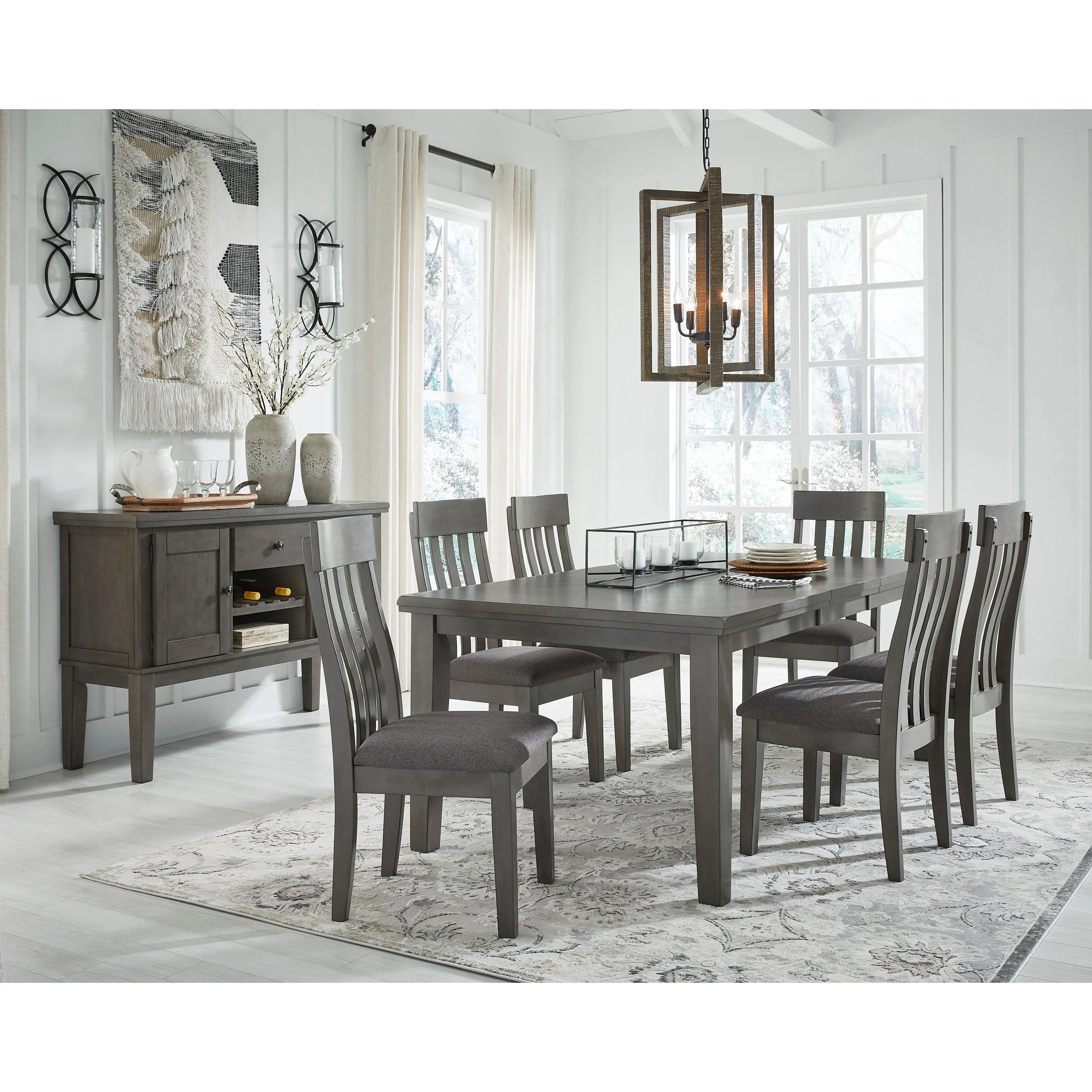 Signature Design by Ashley Hallanden D589D6 7 pc Dining Set - Image 1