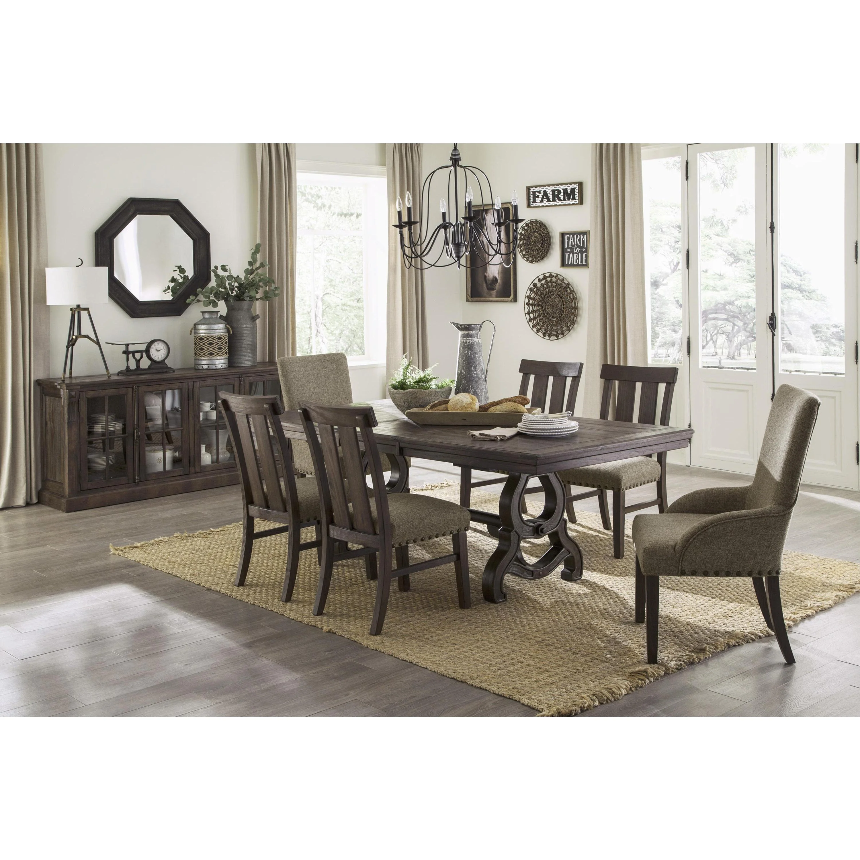 Homelegance Gloversville 5799-86 7 pc Dining Set - Image 1