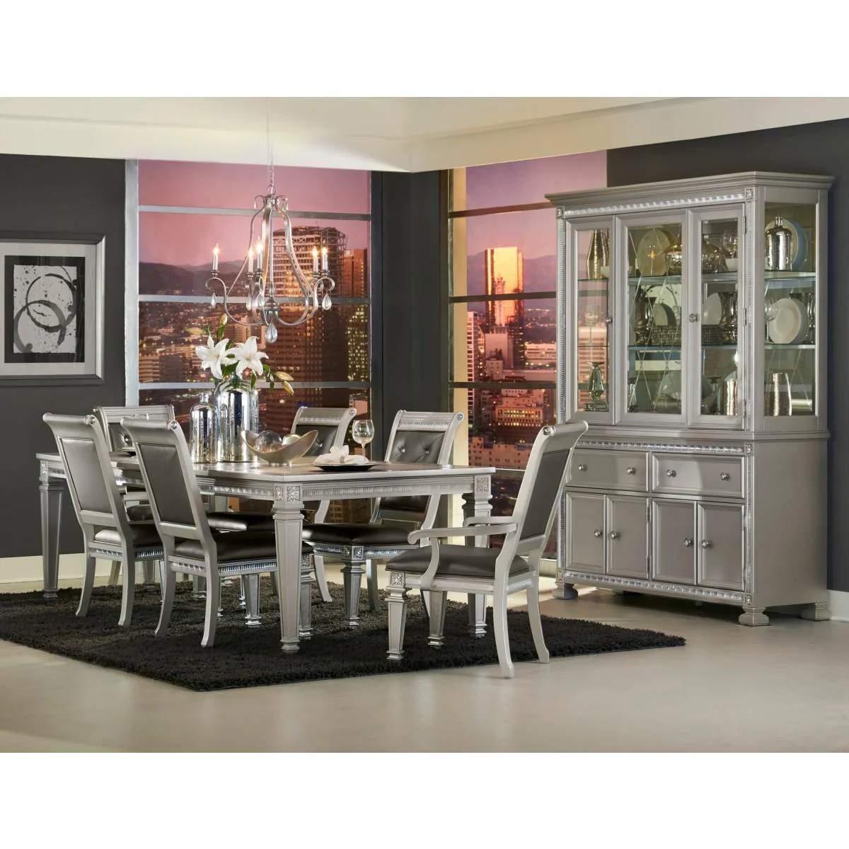 Homelegance Bevelle 1958 7 pc Dining Set - Image 1