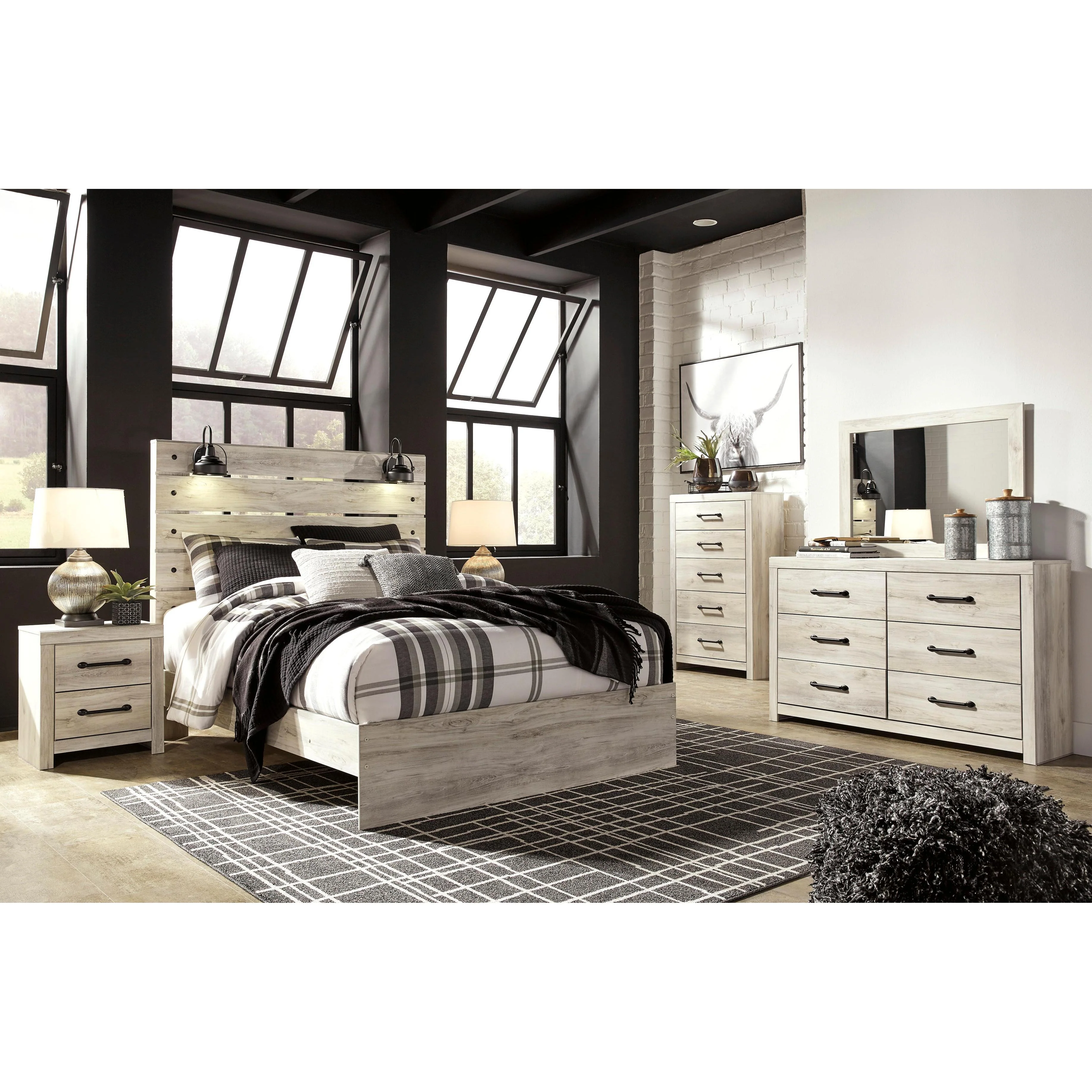 Signature Design by Ashley Cambeck B192B108 8 pc Queen Panel Bedroom Set - Image 1