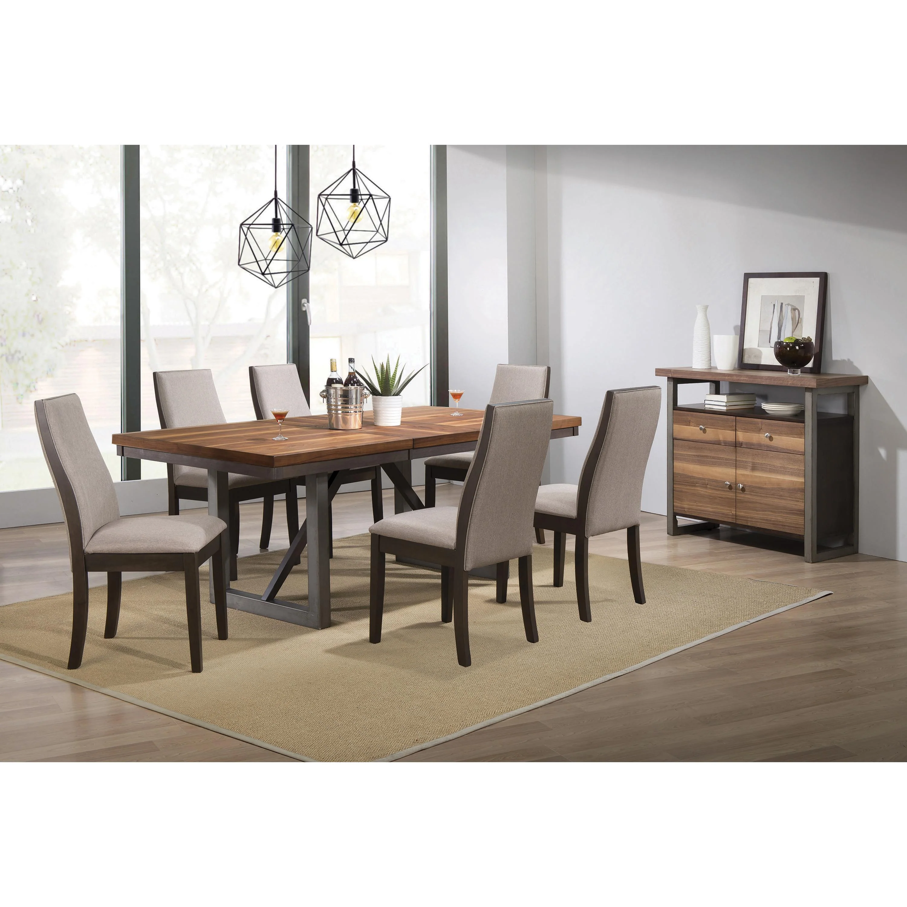 Coaster Furniture Spring Creek 106581 7 pc Dining Set - Image 1