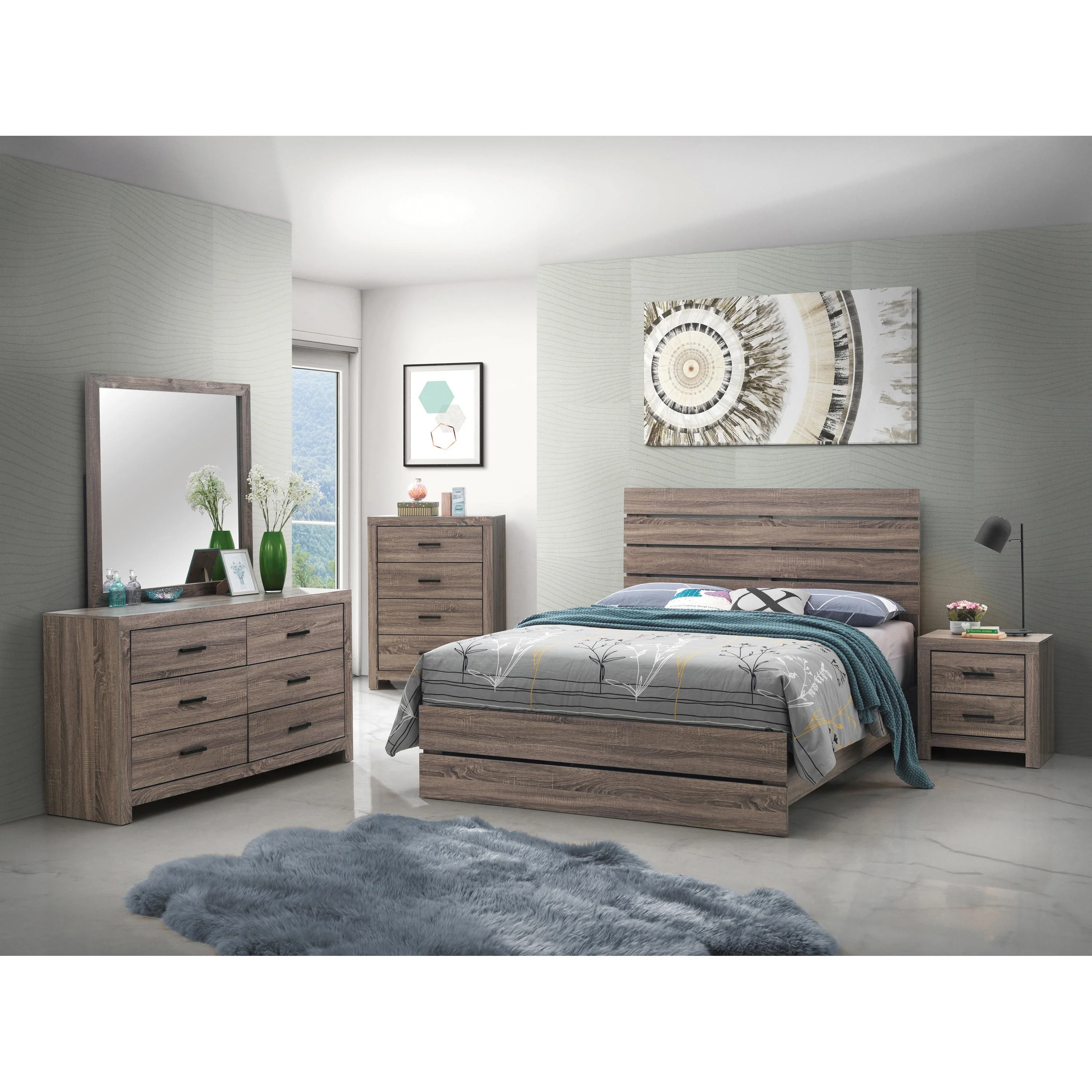 Coaster Furniture Brantford 207041KE 6 pc King Panel Bedroom Set - Image 1