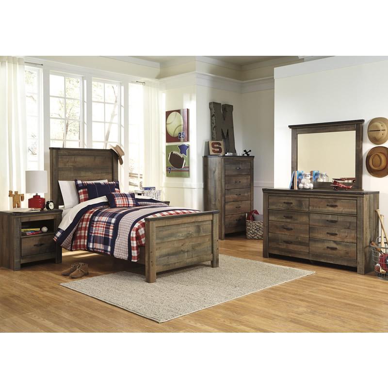 Signature Design by Ashley Trinell B446-53 Twin Panel Headboard - Image 3