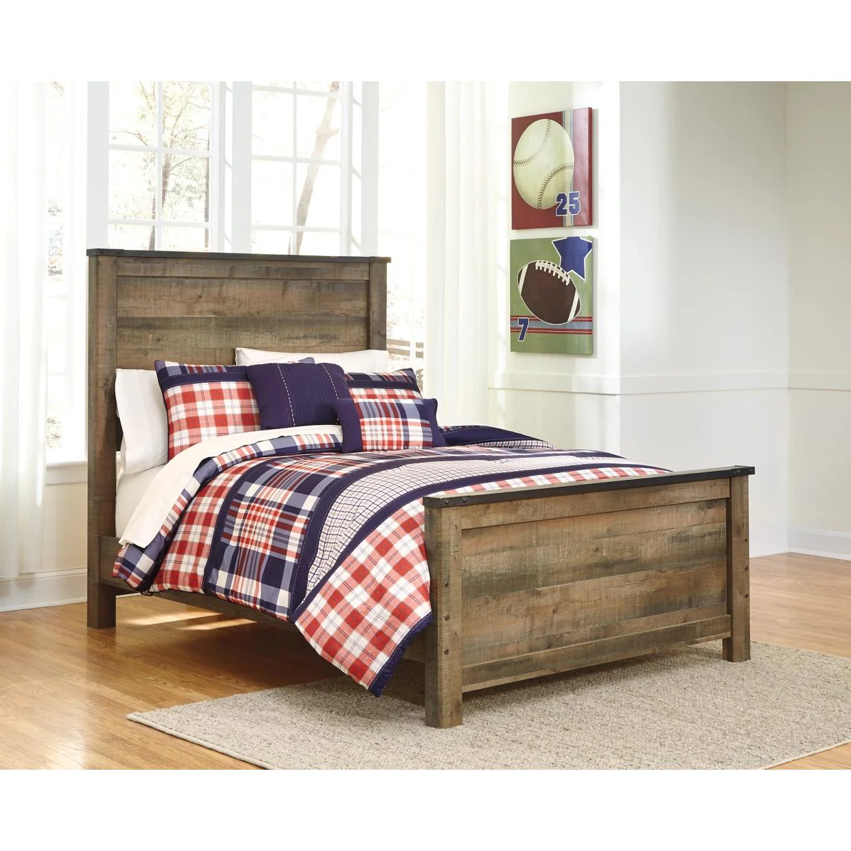 Signature Design by Ashley Trinell B446B3 Full Panel Bed - Image 2
