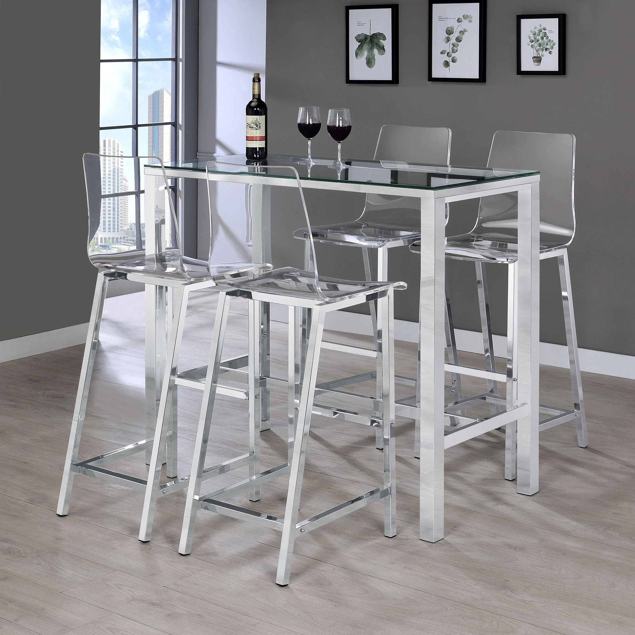 Coaster Furniture 104873 5 pc Pub Height Dining Set