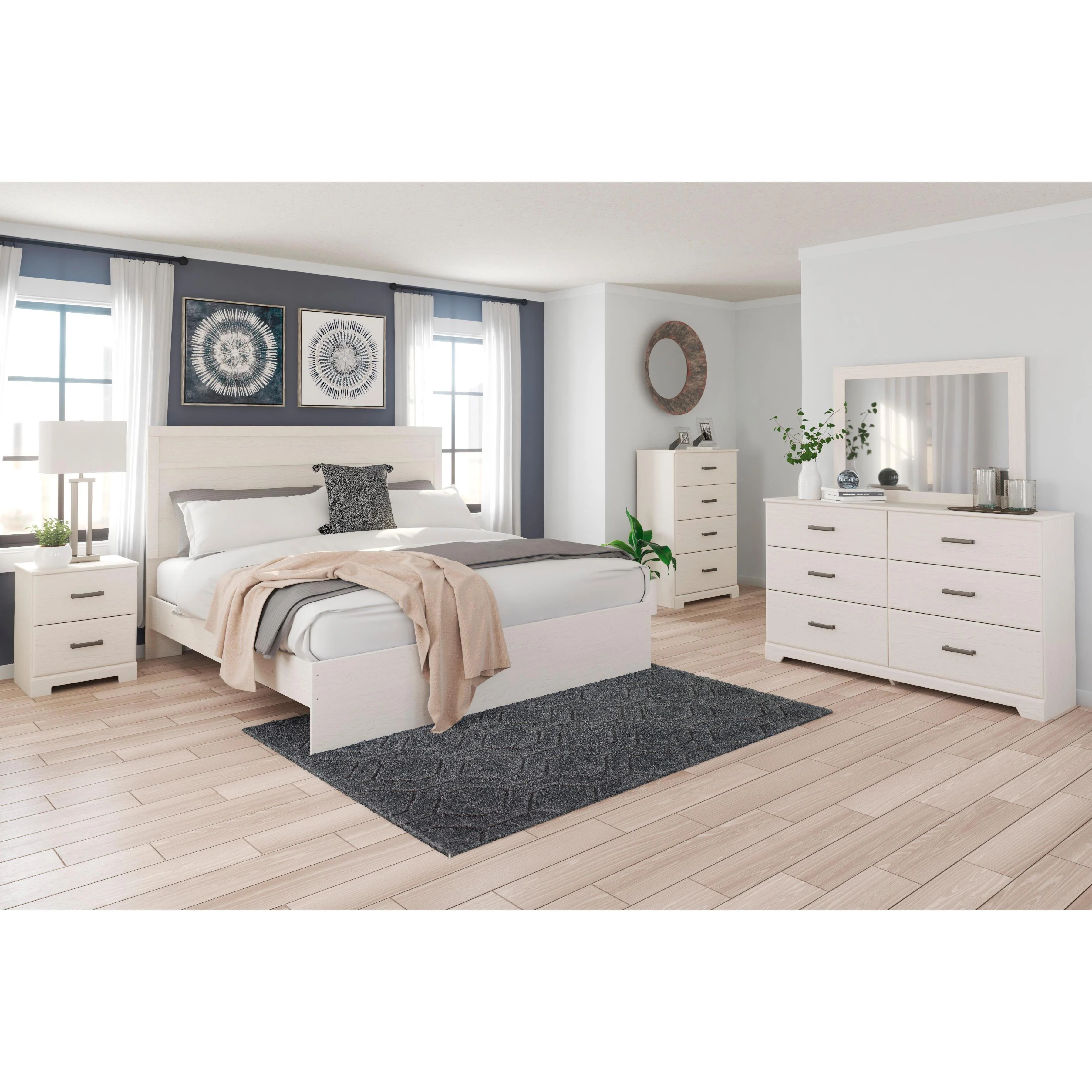 Signature Design by Ashley Stelsie B2588 6 pc King Panel Bedroom Set - Image 1