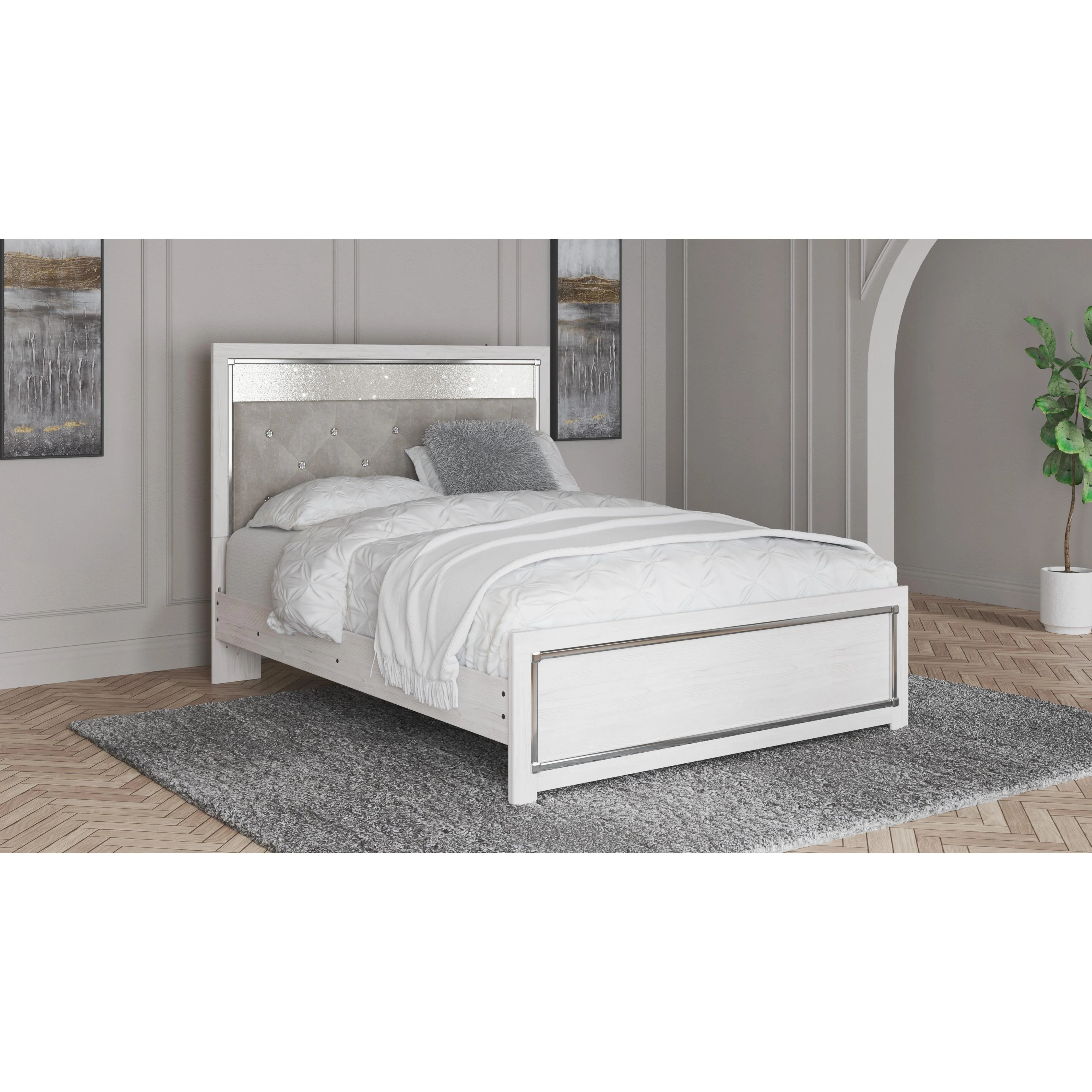 Signature Design by Ashley Altyra B2640 6 pc Queen Panel Bedroom Set - Image 2