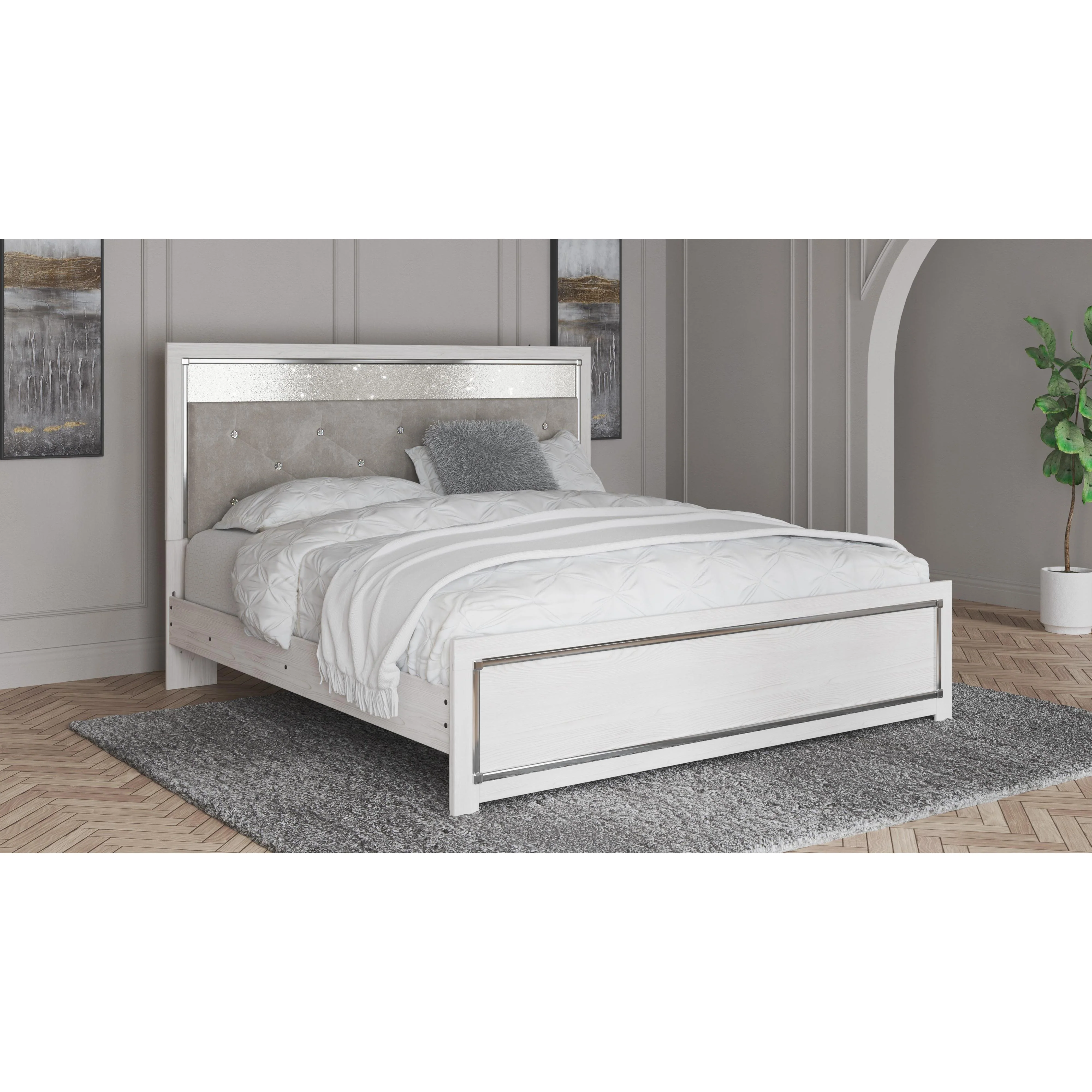 Signature Design by Ashley Altyra B2640 6 pc King Panel Bedroom Set - Image 2