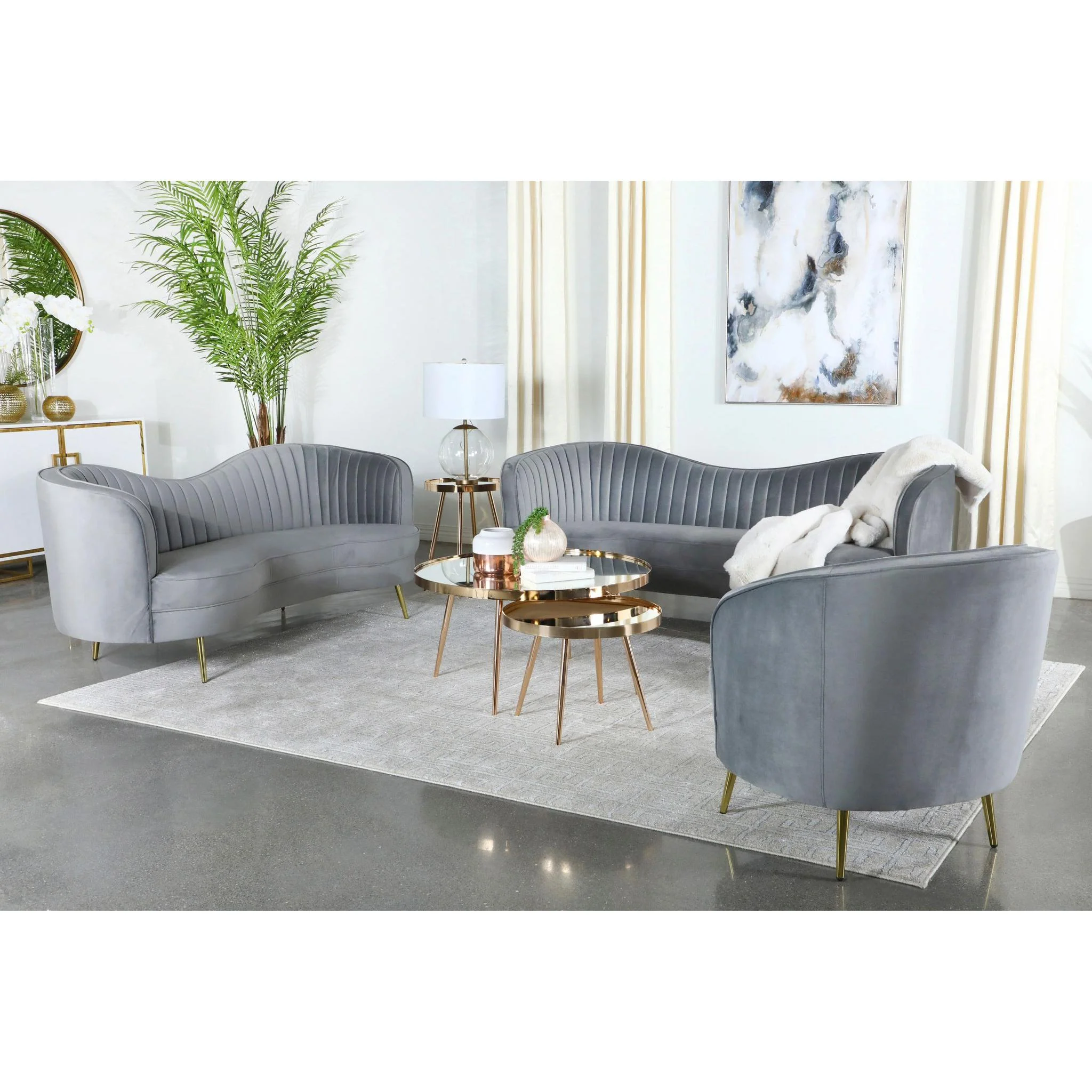 Coaster Furniture Sophia 506864 3 pc Living Room Set - Image 1