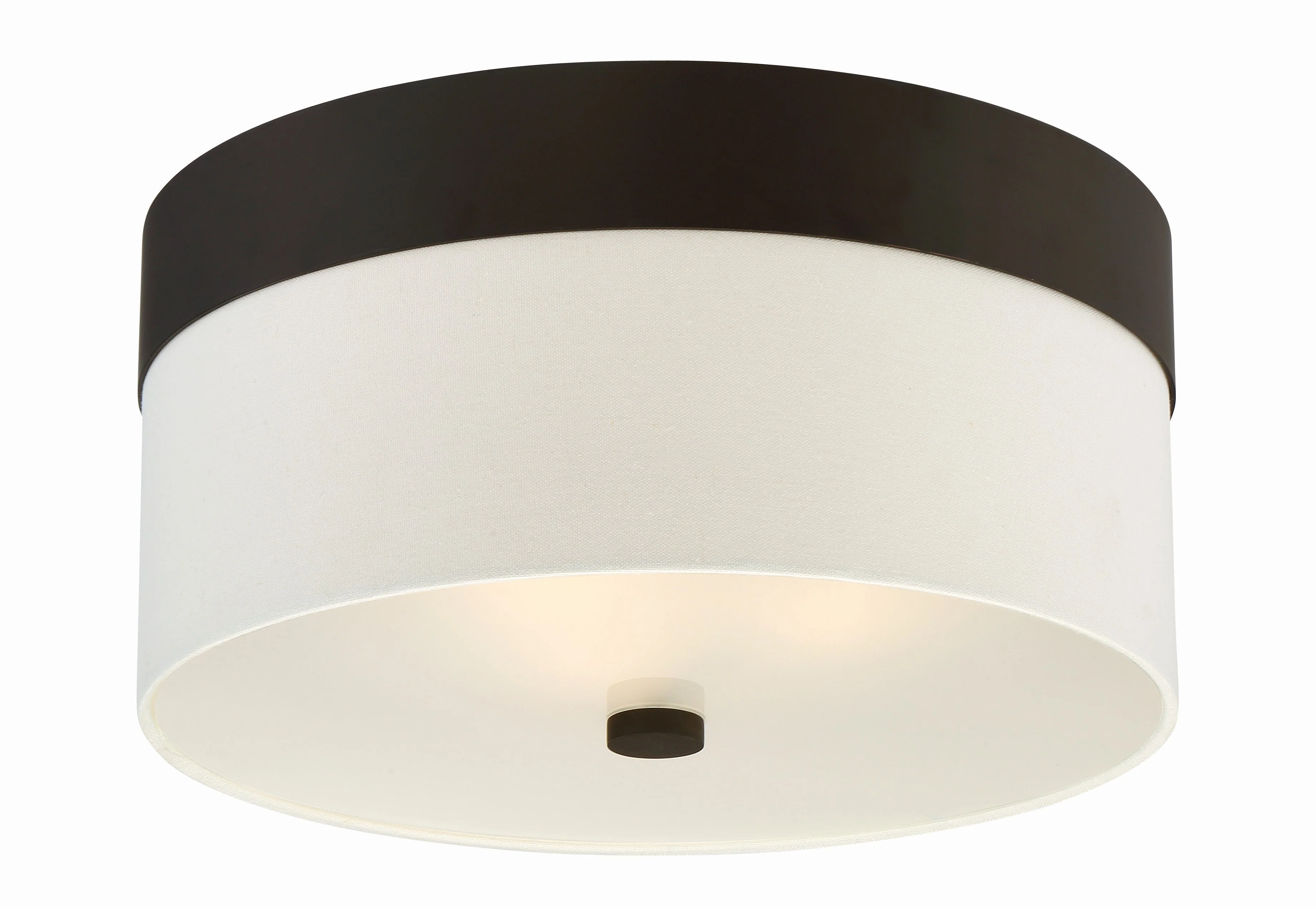 Libby Langdon Grayson 16” Dark Bronze Flush Mount