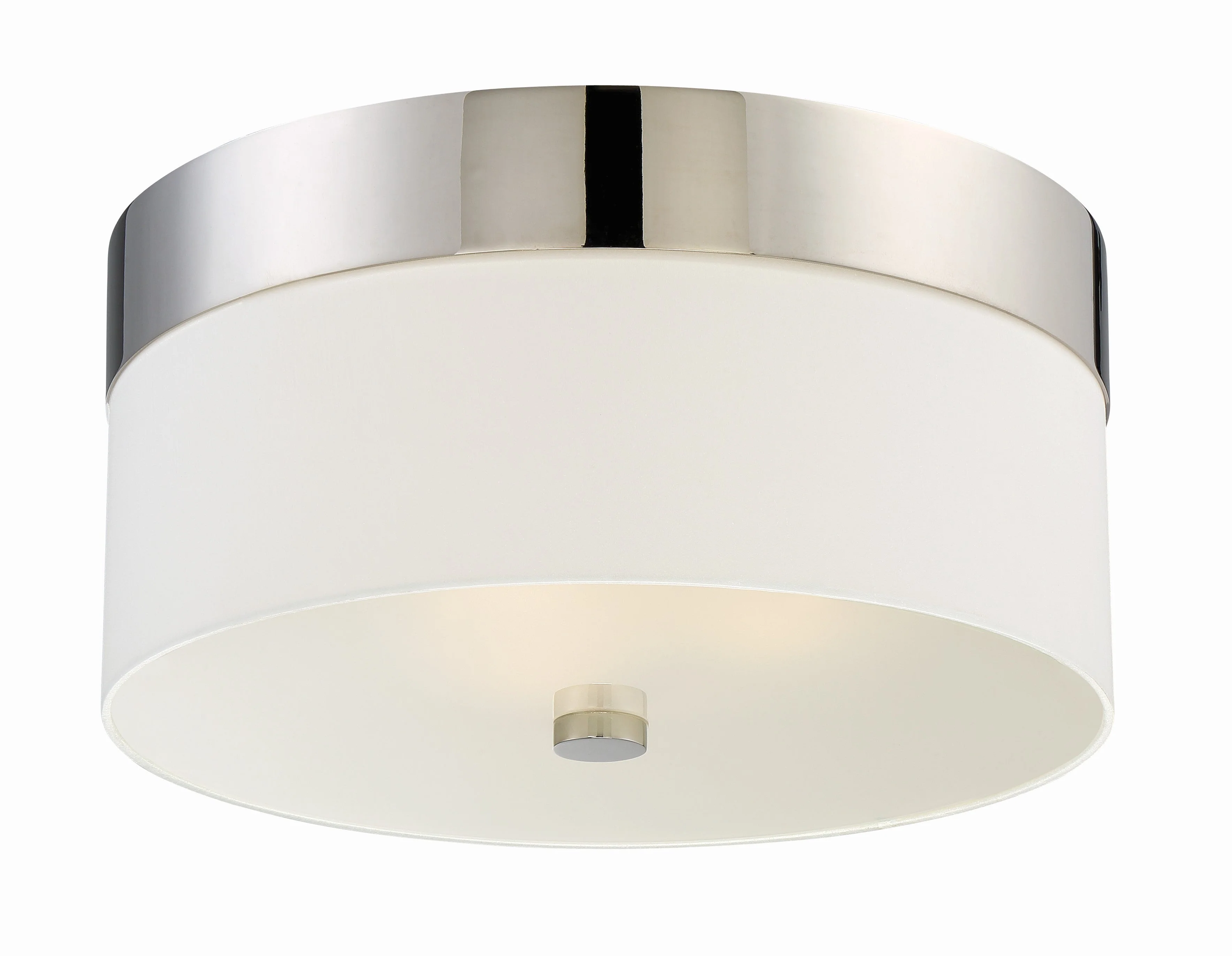 Libby Langdon Grayson 16” Polished Nickel Flush Mount