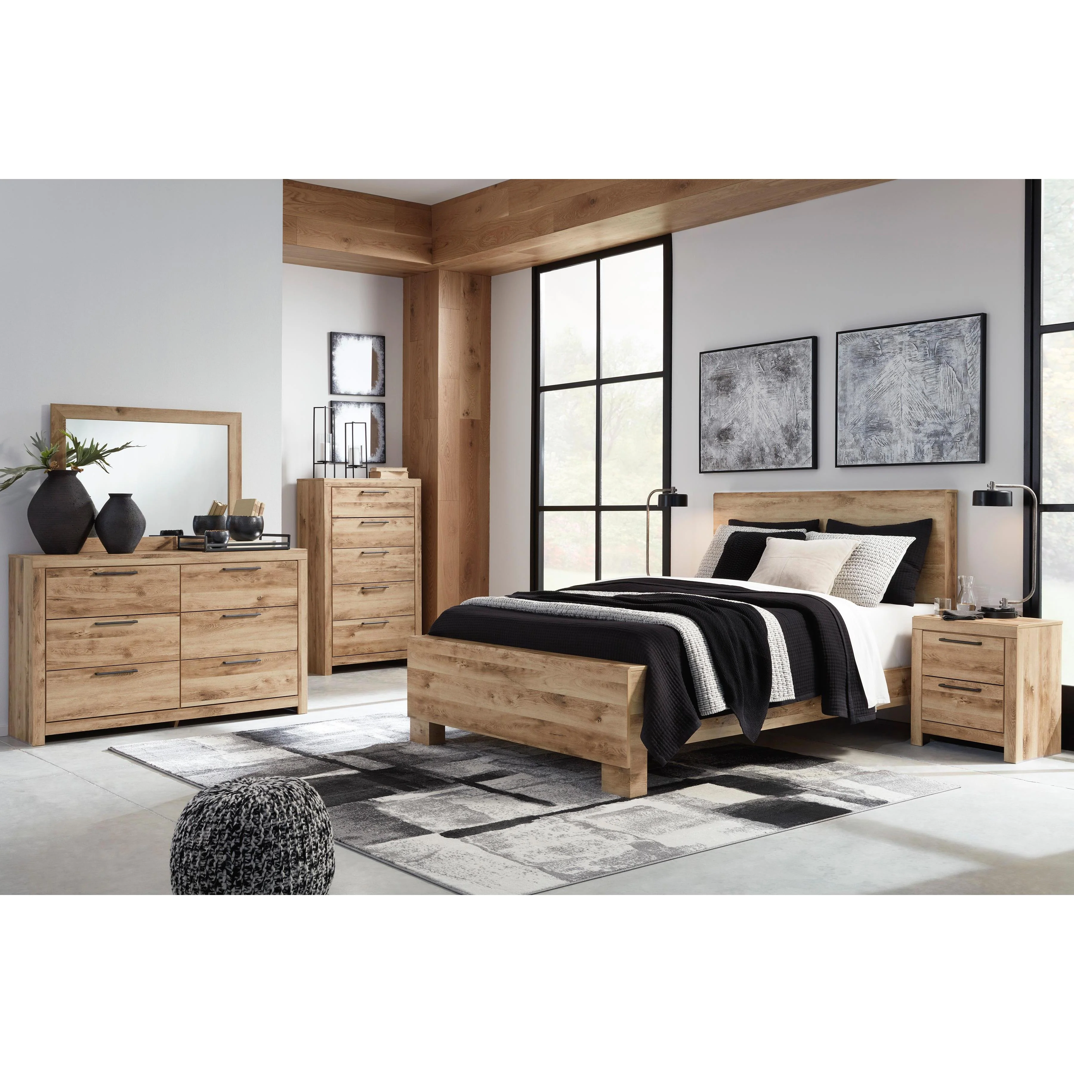 Signature Design by Ashley Hyanna B1050 8 pc Queen Panel Bedroom Set - Image 1