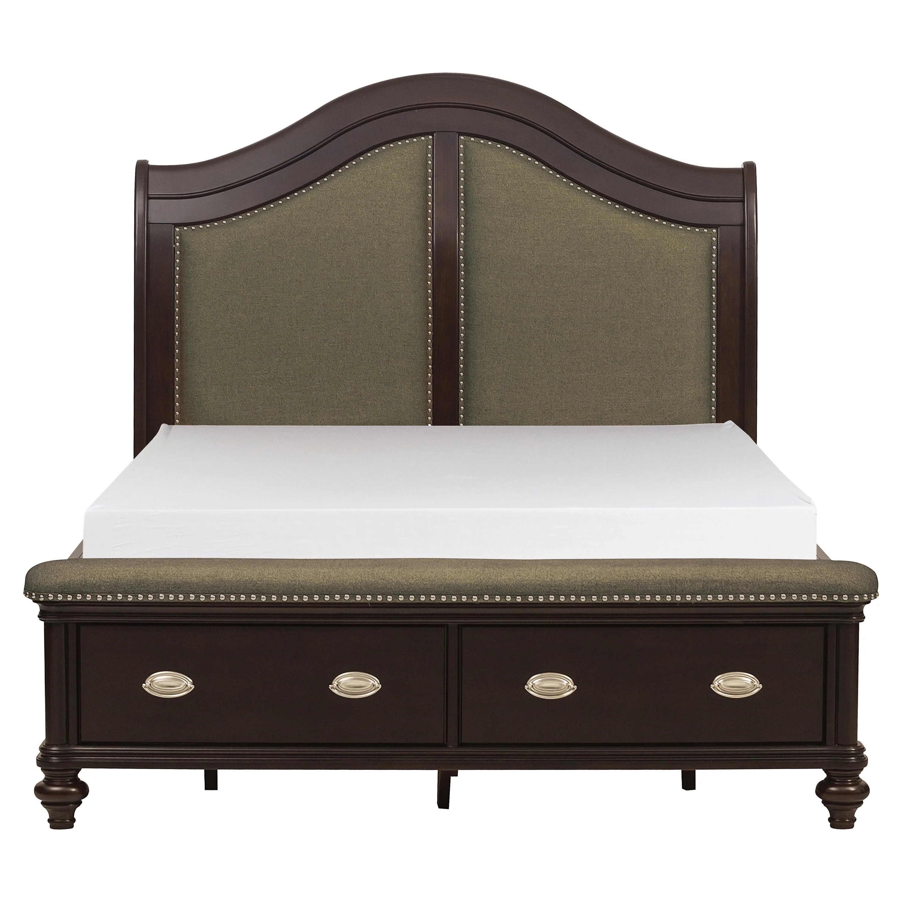 Homelegance Marston 2615KDC-1EK* Eastern King Sleigh Platform Bed - Image 1