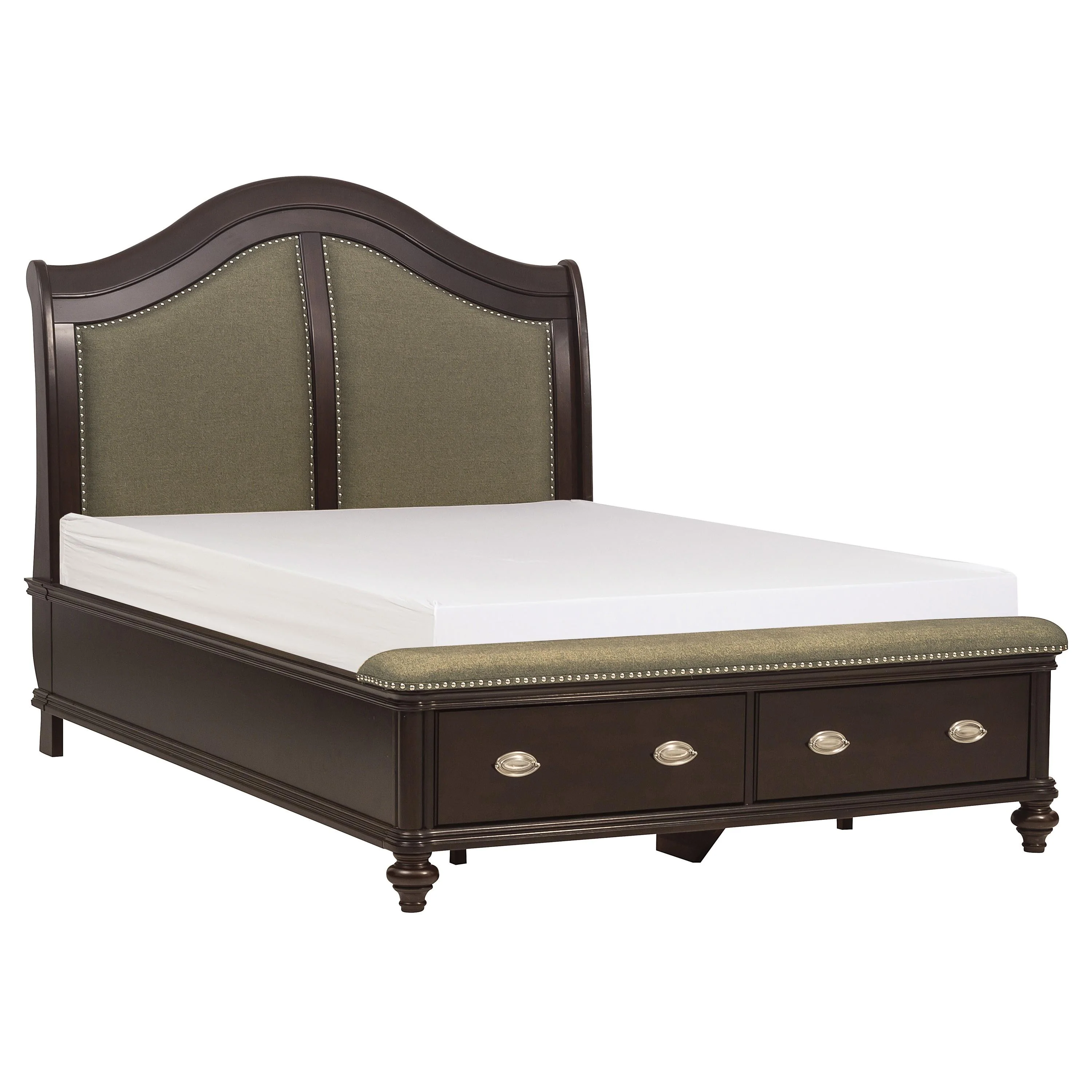 Homelegance Marston 2615DC-1* Queen Sleigh Platform Bed - Image 2
