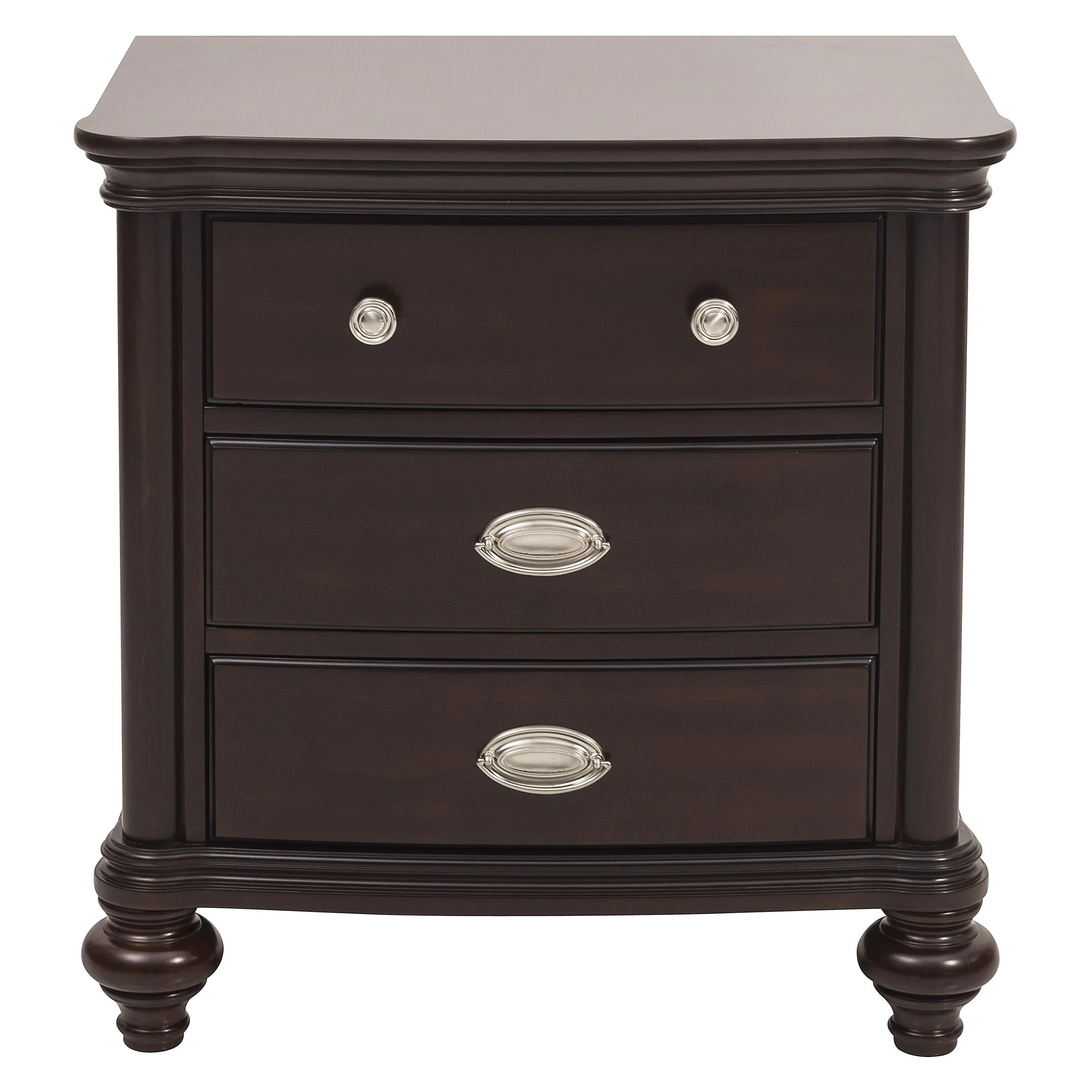 Homelegance Marston 3-Drawer Nightstand 2615DC-4 - Image 1