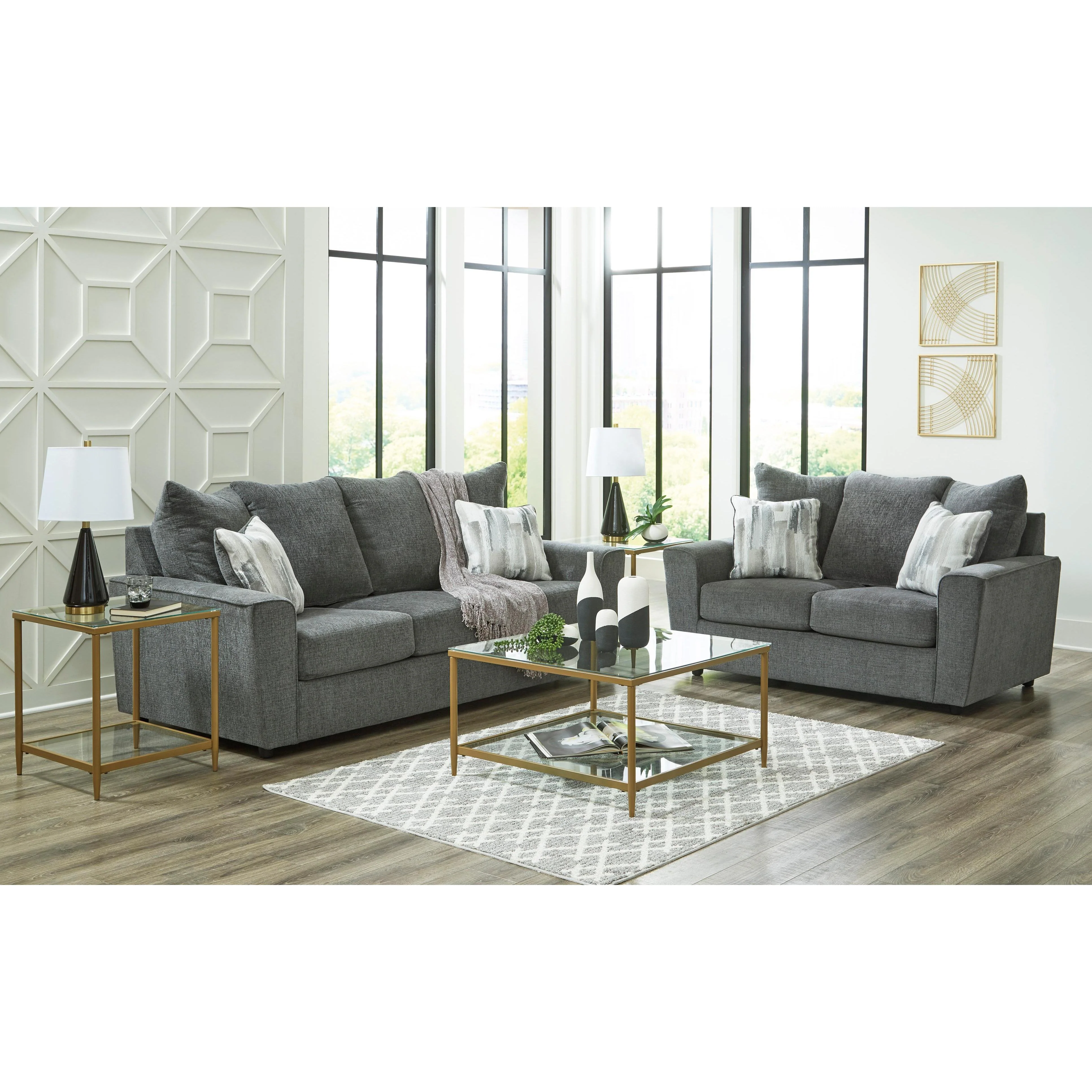 Signature Design by Ashley Stairatt 28502U1 2 pc Living Room Set - Image 1