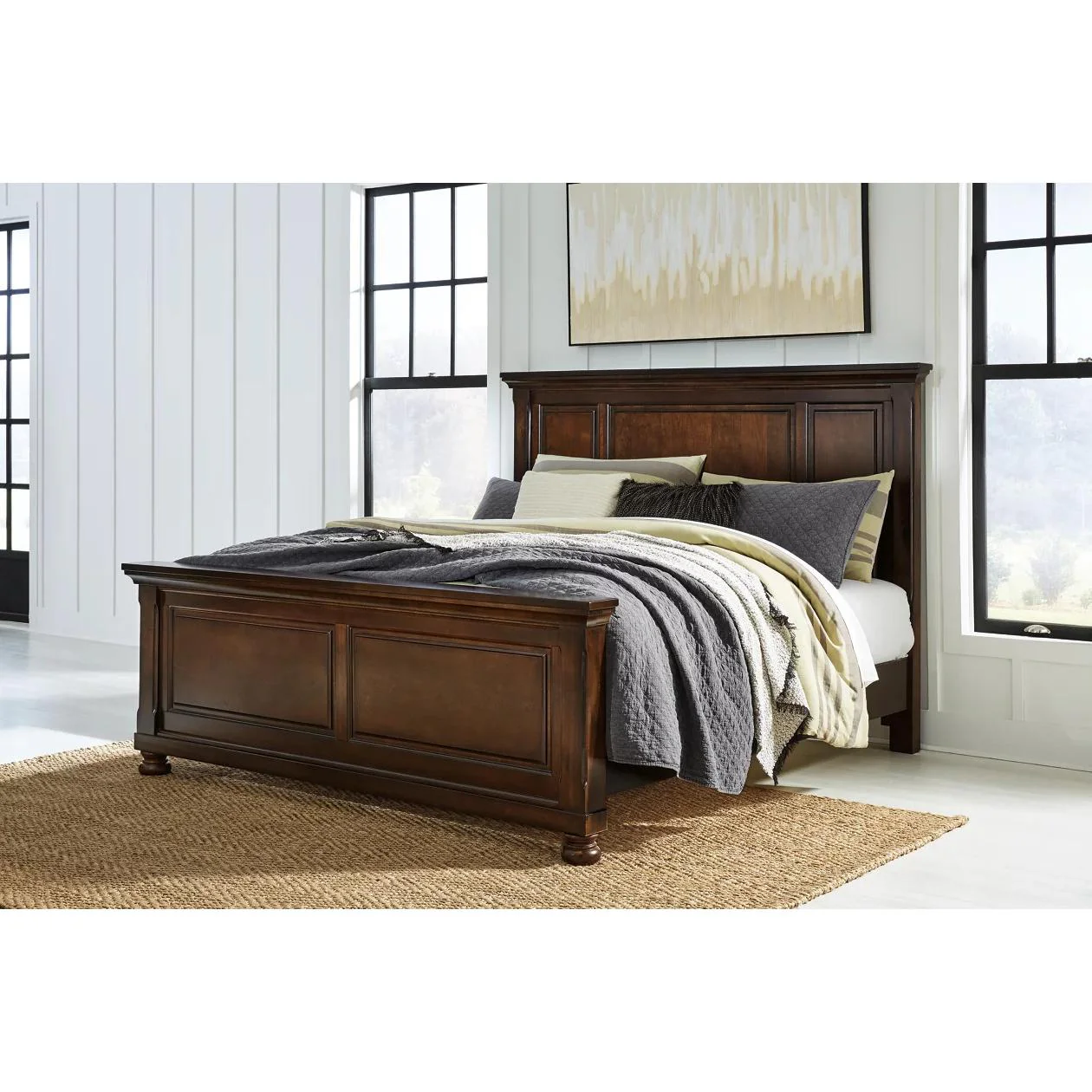Millennium Porter B697 6 pc King Panel Bedroom Set - Image 2