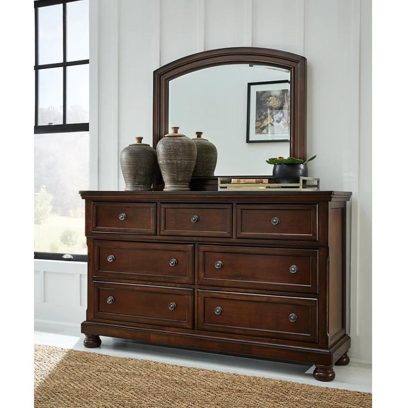 Millennium Porter B697 6 pc King Panel Bedroom Set - Image 3