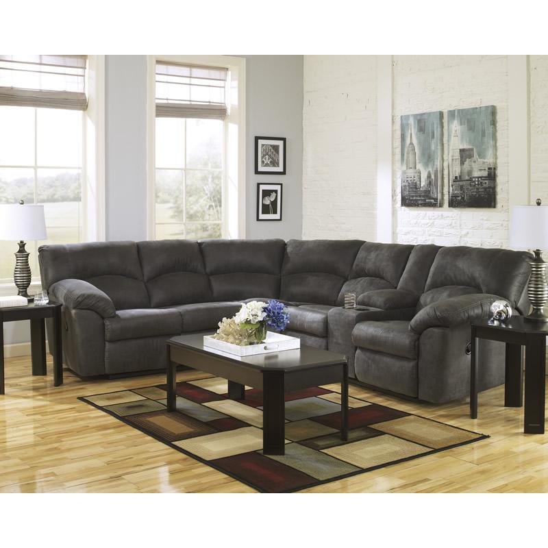 Signature Design by Ashley Tambo 2780148 LAF Reclining Loveseat - Image 3