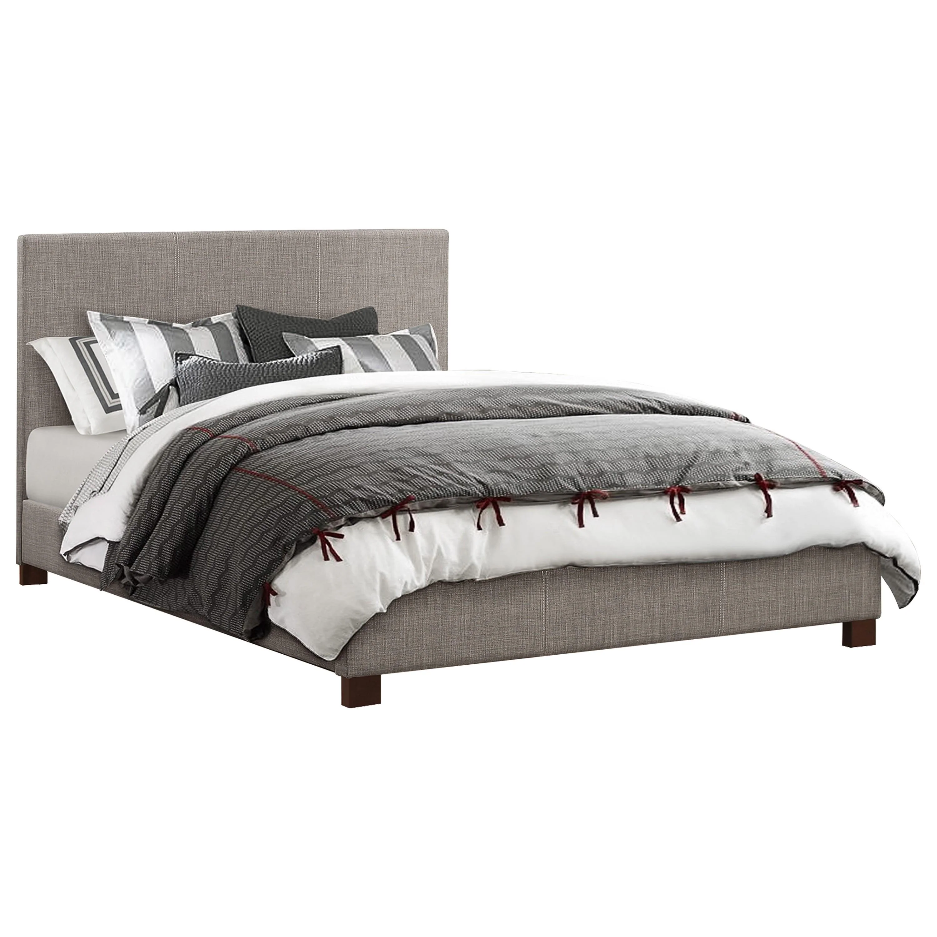 Homelegance Chasin Queen Upholstered Platform Bed 1896N-1* - Image 1